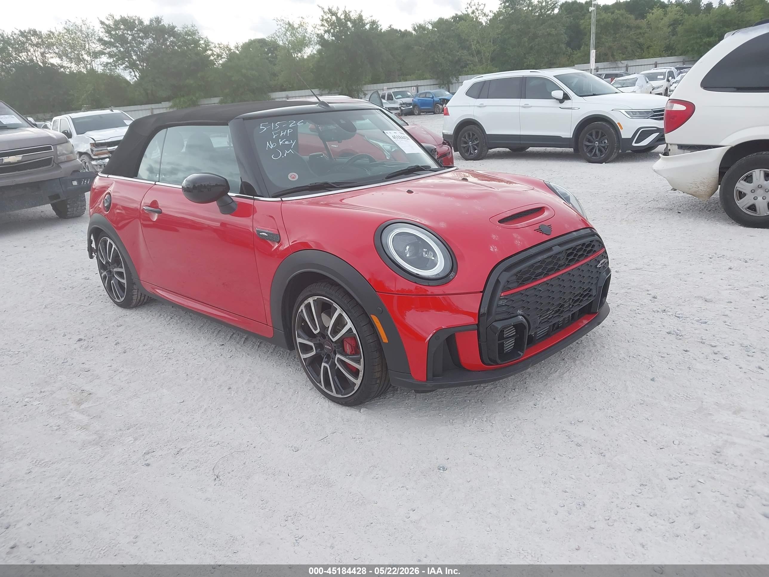 2024 MINI Convertible John Cooper Works, VIN WMW63DL0XR3S24938 — Rear end
