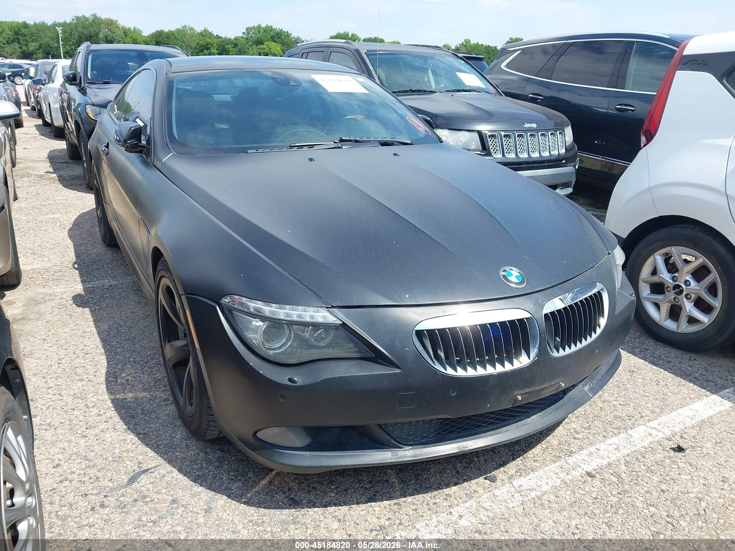 2009 BMW 6 Series 650i, VIN WBAEA53589CV92277 — Repossession