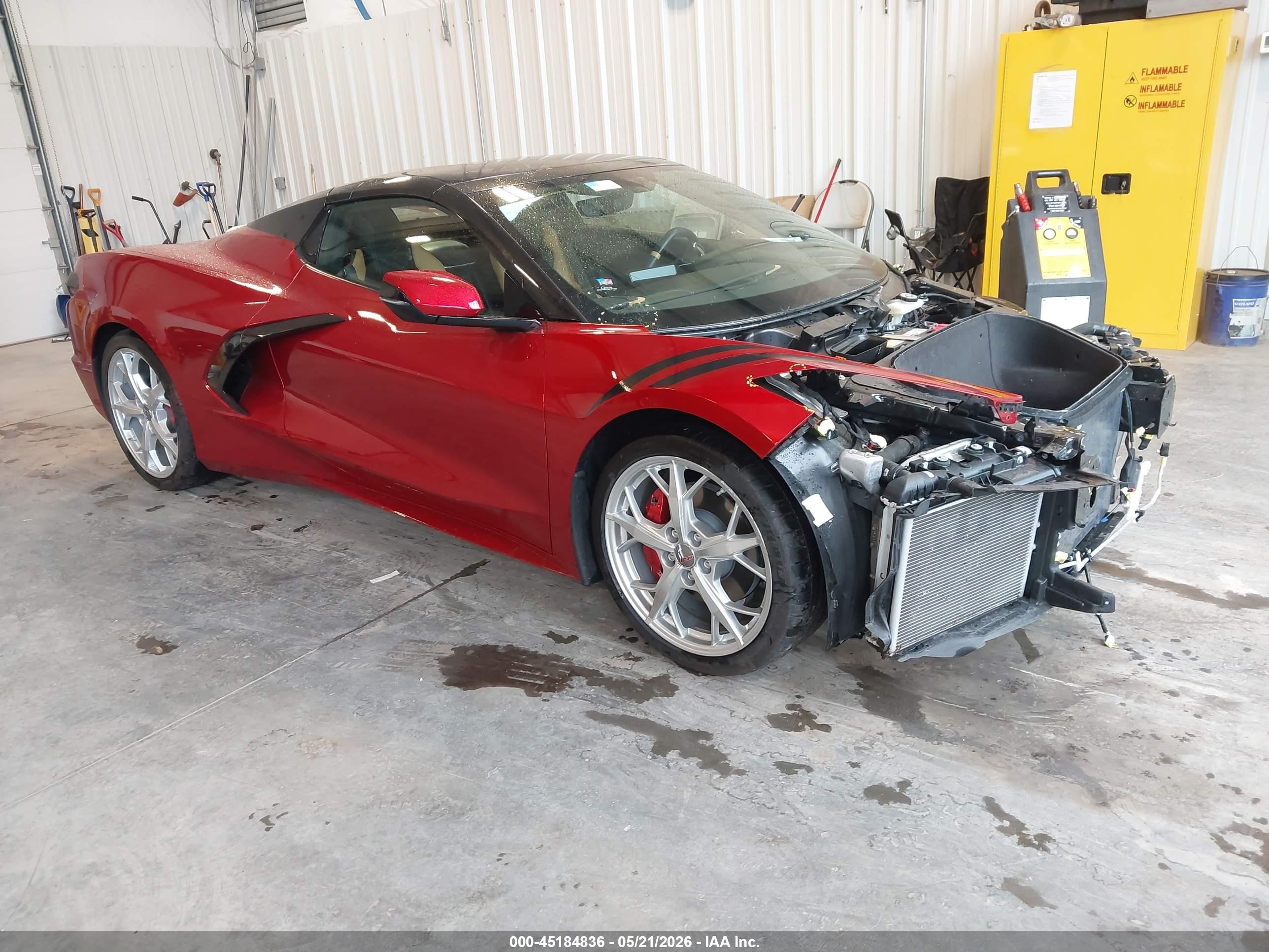 2022 Chevrolet Corvette 3LT, VIN 1G1YC3D46N5103516 — Front end
