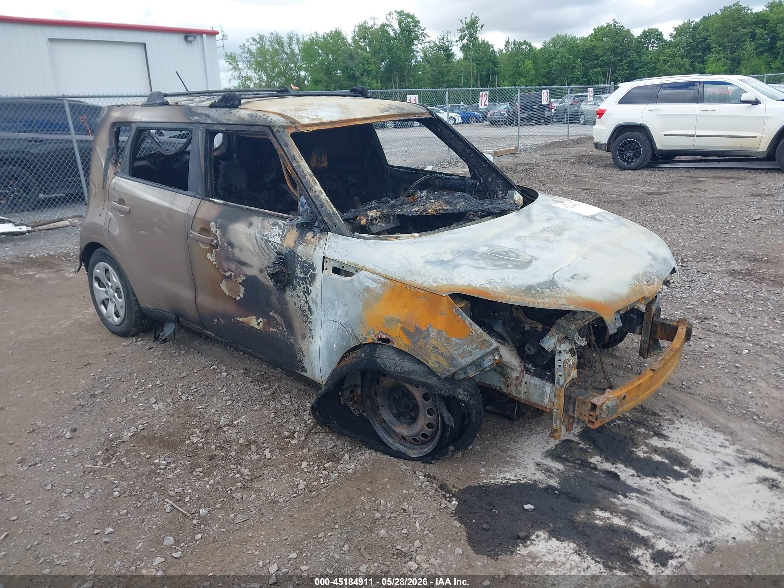 2014 Kia Soul, VIN KNDJN2A25E7031812 — Burn