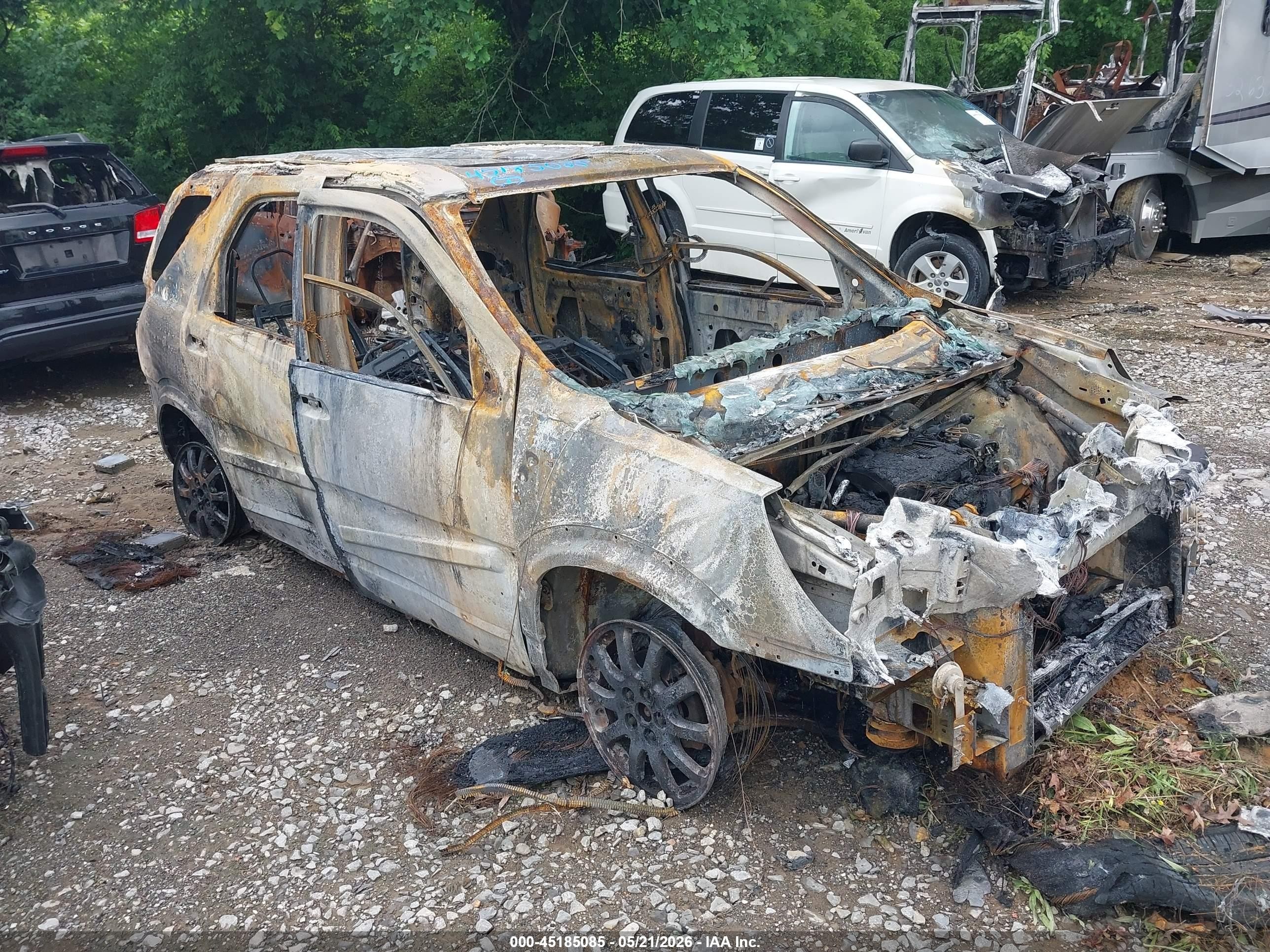 2007 Buick Rendezvous CXL, VIN 3G5DA03L87S583299 — Burn