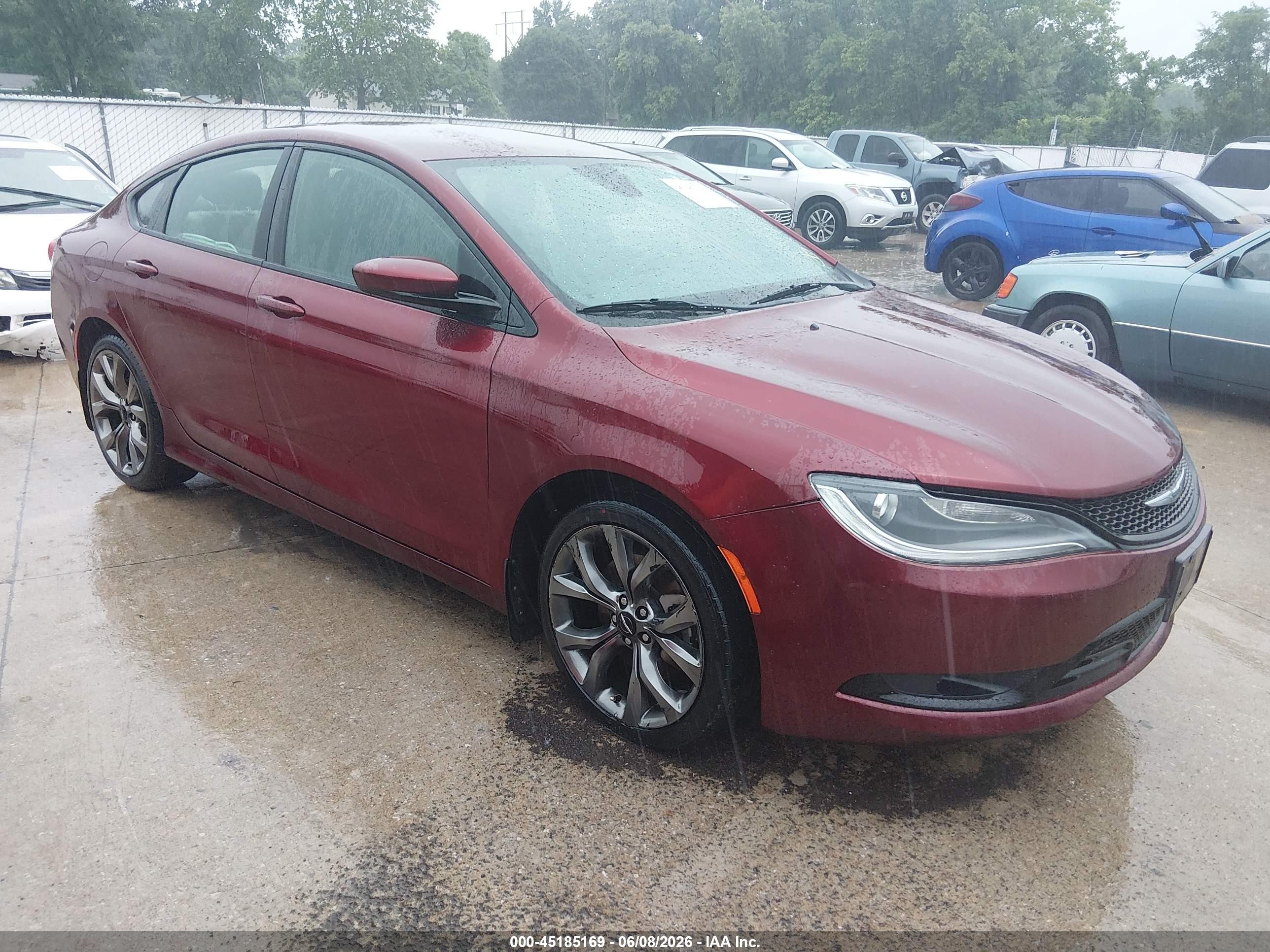 2015 Chrysler 200 S, VIN 1C3CCCBG7FN514234 — Not stated
