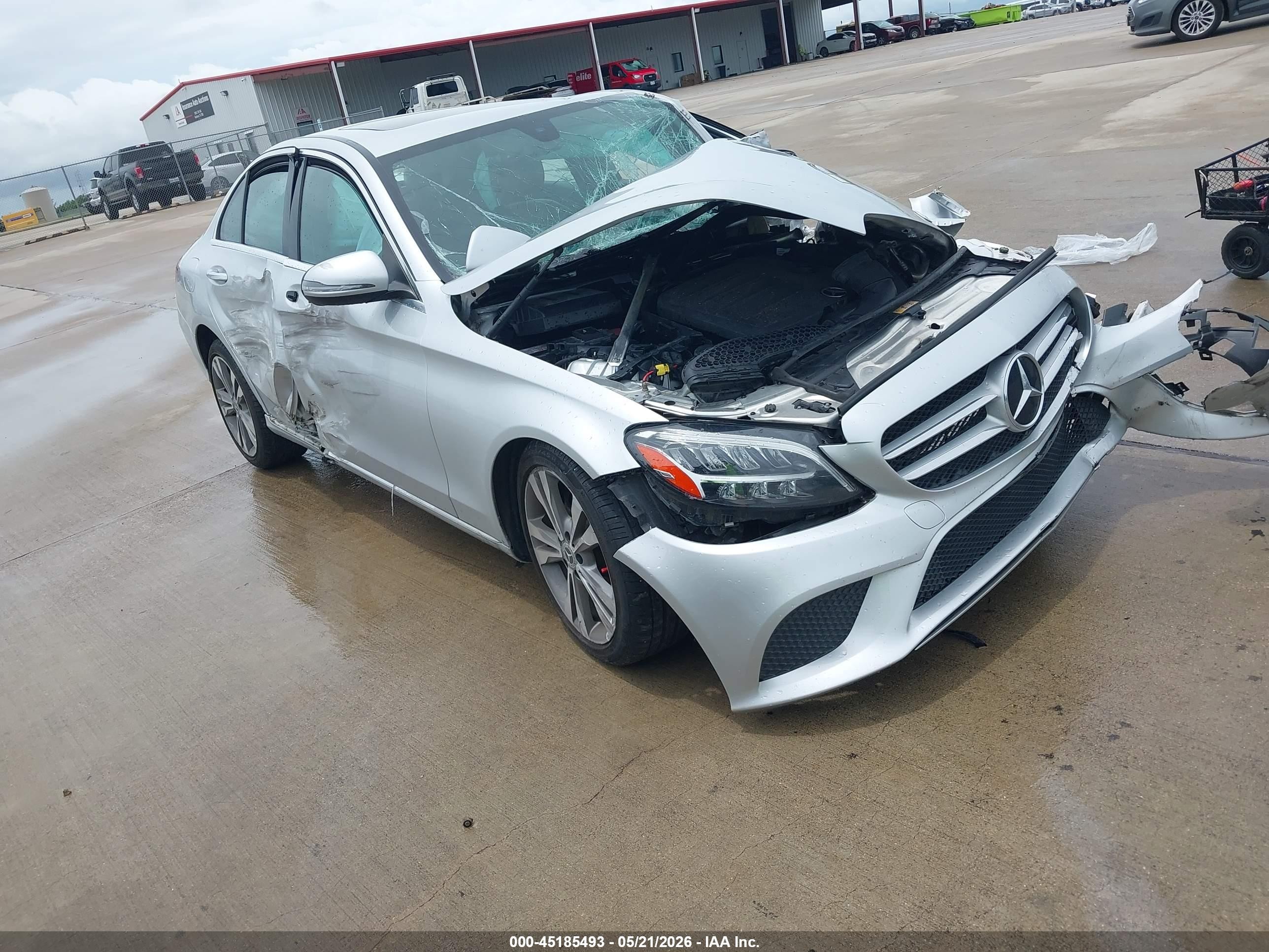 2019 Mercedes-Benz C 300, VIN 55SWF8DB7KU287892 — Rollover
