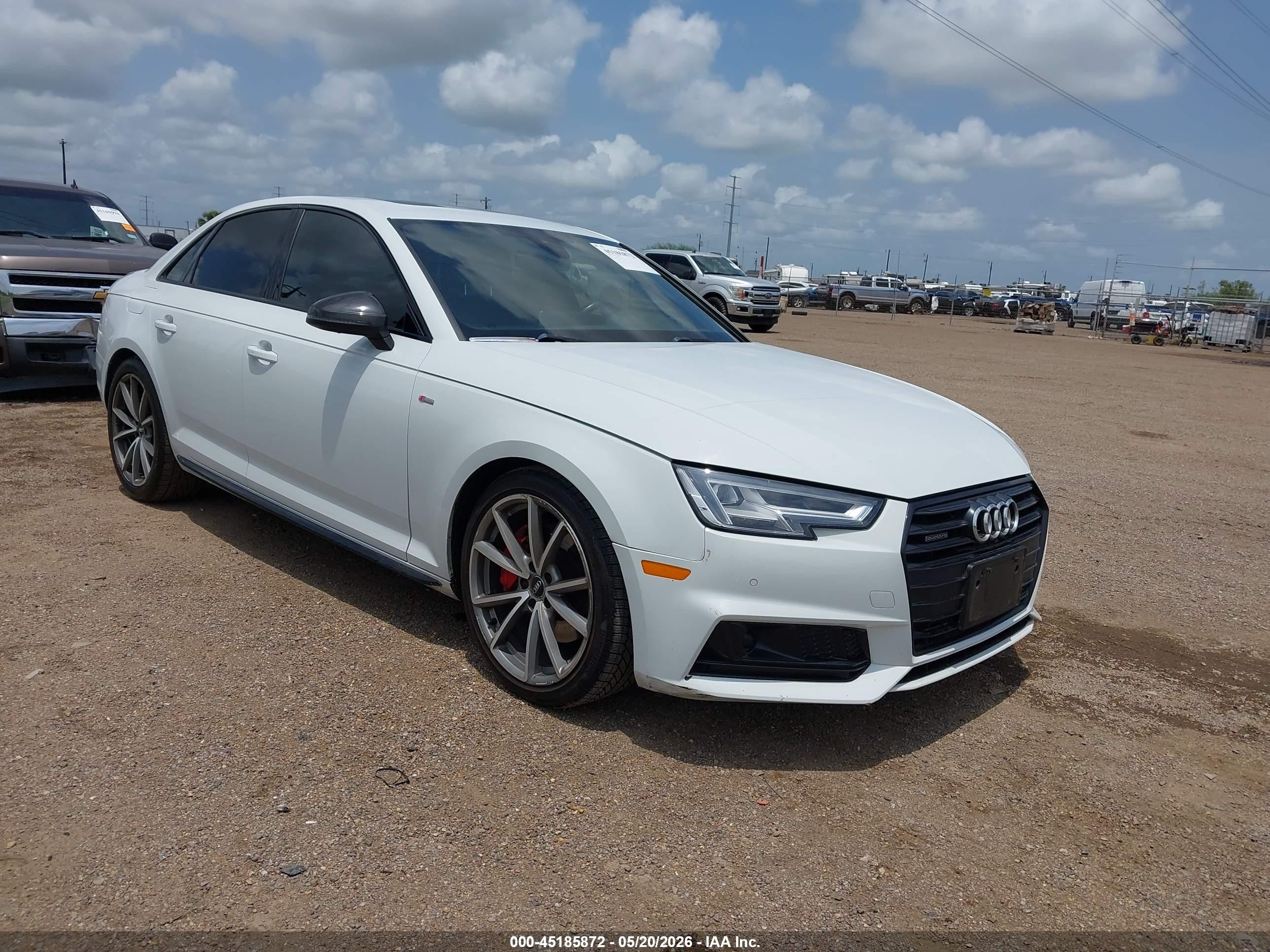 2018 Audi A4 Prestige, VIN WAUFNAF43JN001284 — Repossession