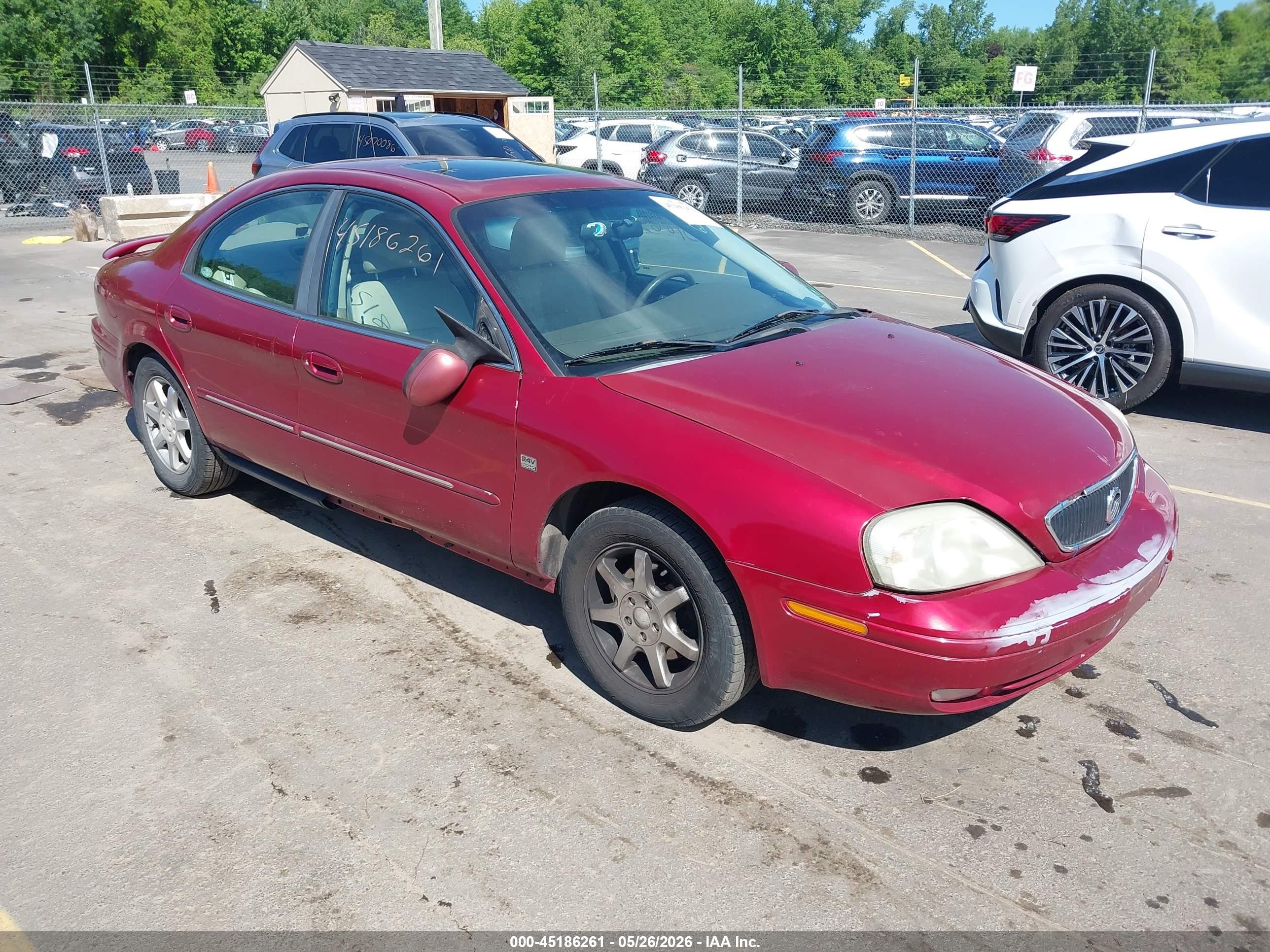 2001 Mercury Sable LS Premium, VIN 1MEFM55S71A651982 — Бок