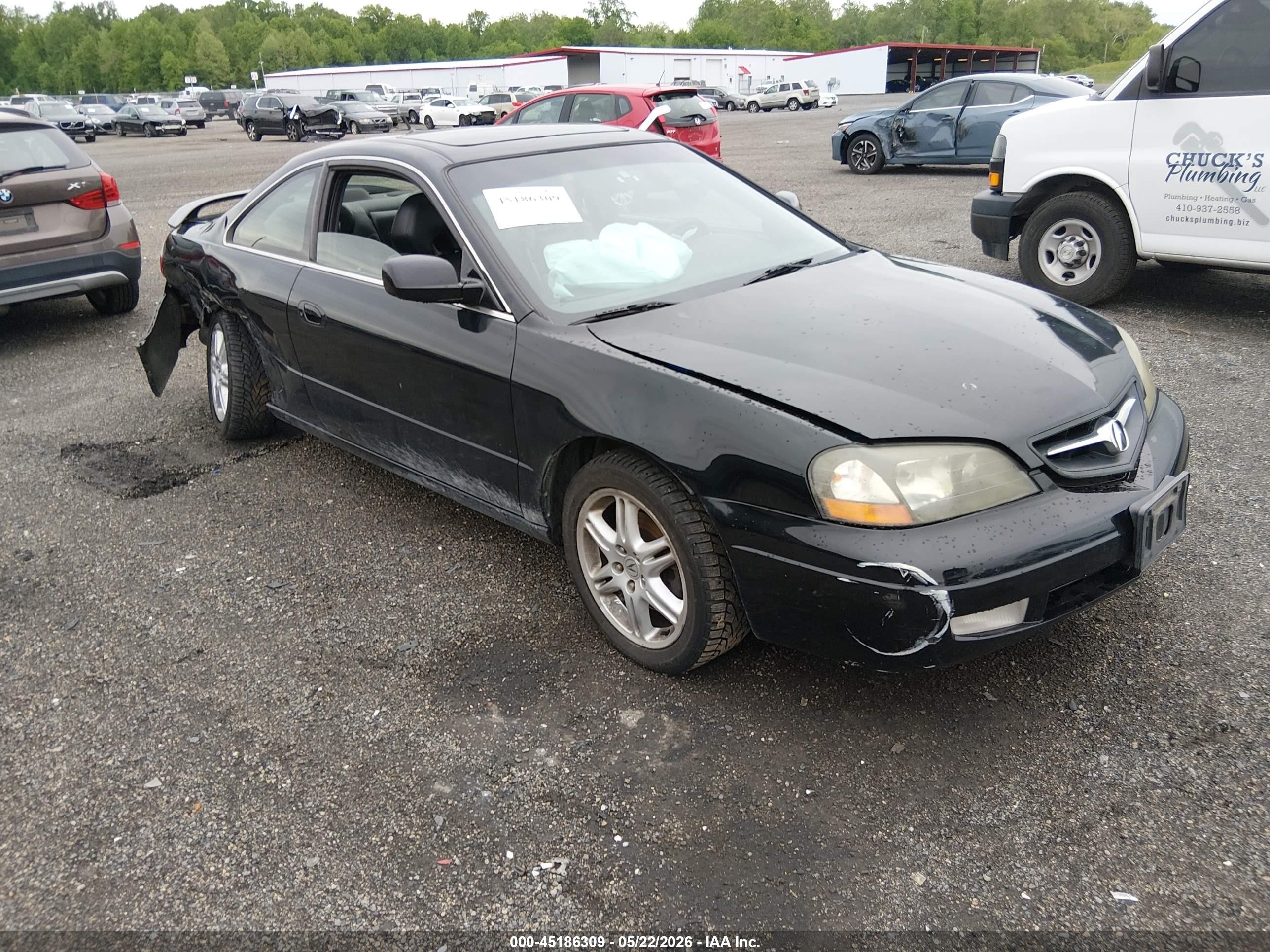 2003 Acura CL Type S, VIN 19UYA41743A011277 — Rear end