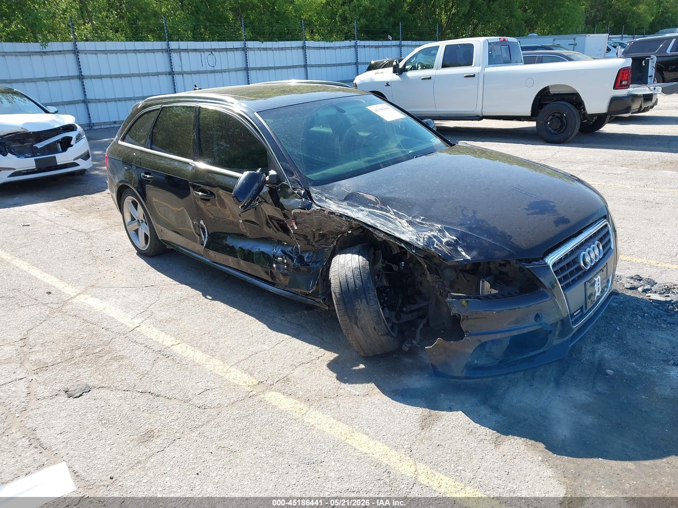 2012 Audi A4 Premium Plus, VIN WAUWFAFL4CA081533 — Front end