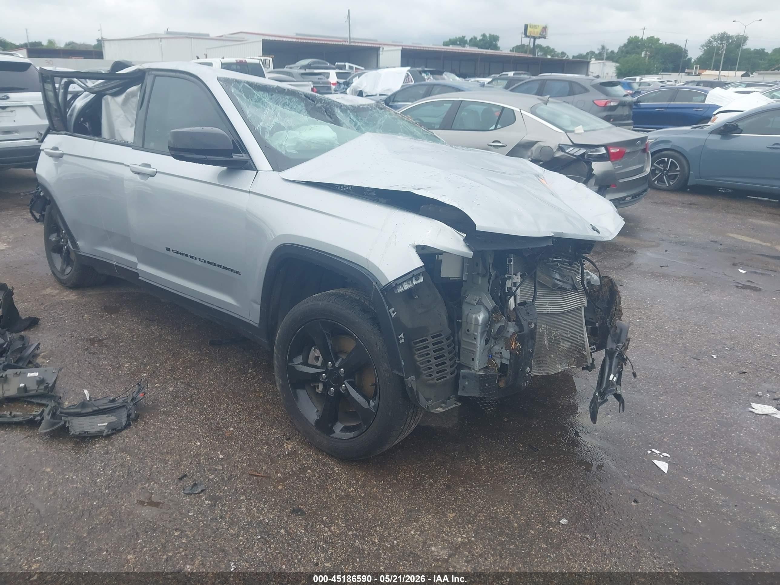 2023 Jeep Grand Cherokee Laredo, VIN 1C4RJJAG3P8902109 — Rollover