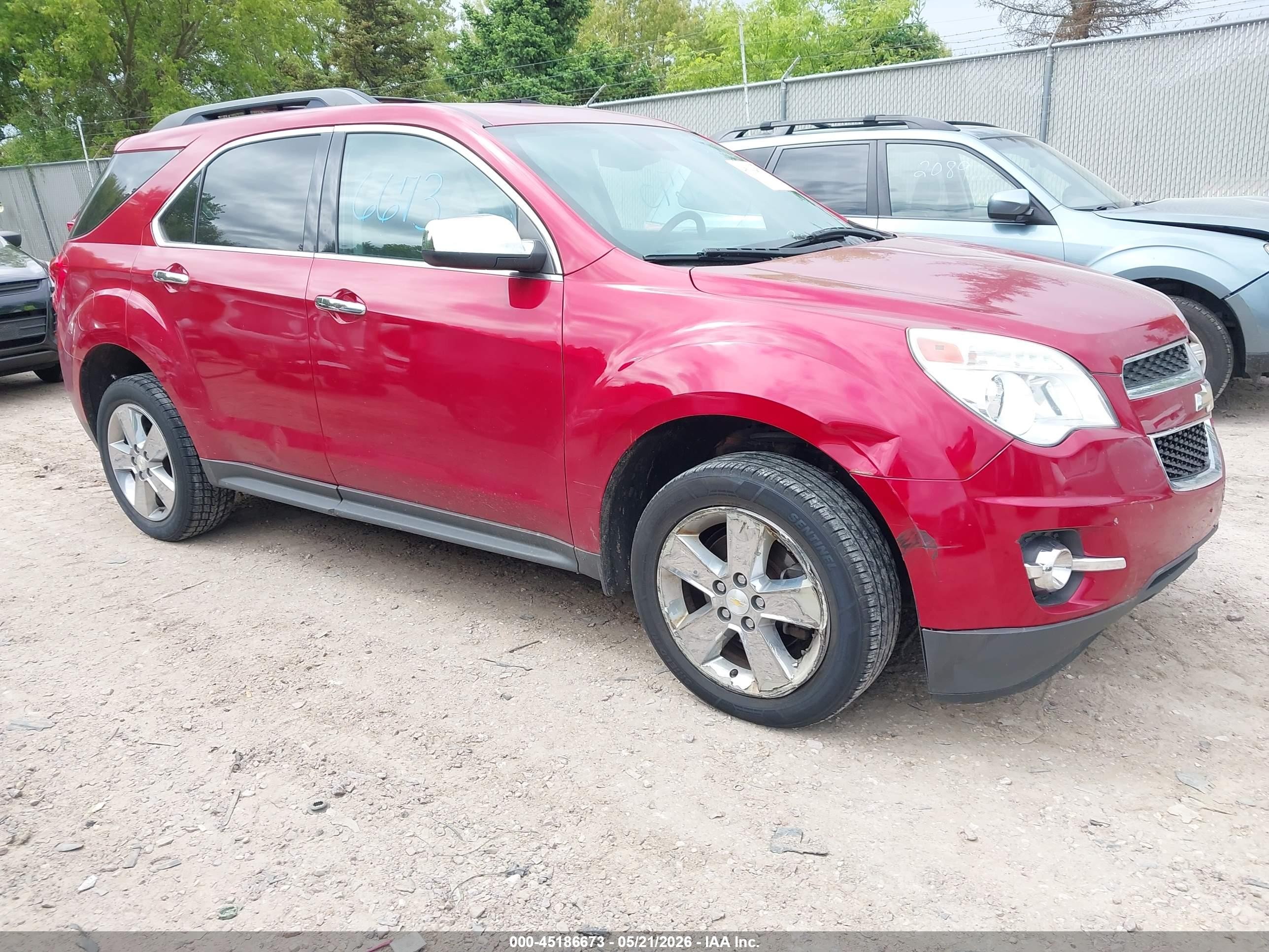 2013 Chevrolet Equinox LT, VIN 2GNALPEK5D6402048 — Side