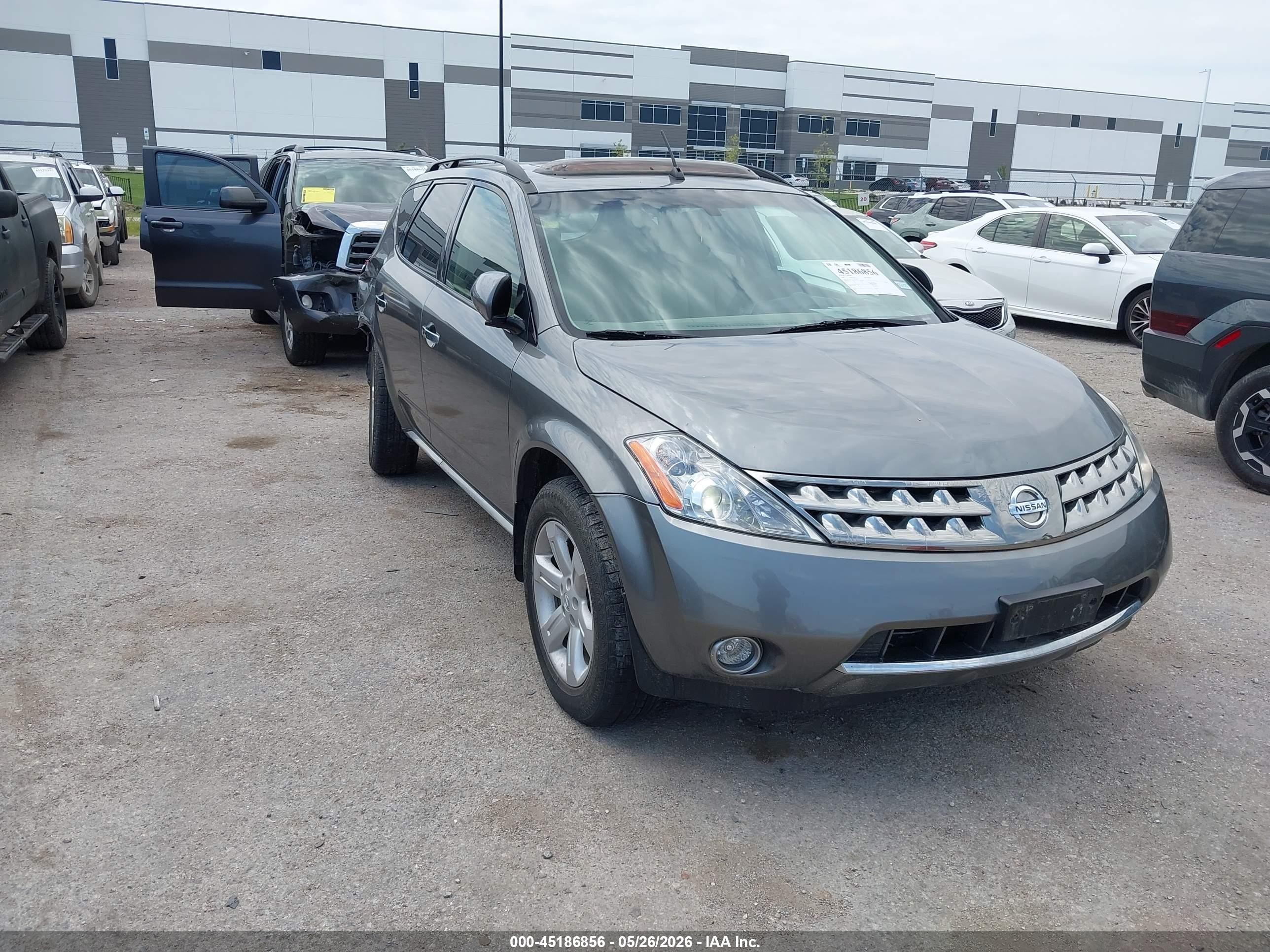2007 Nissan Murano SL, VIN JN8AZ08WX7W601222 — Rear end