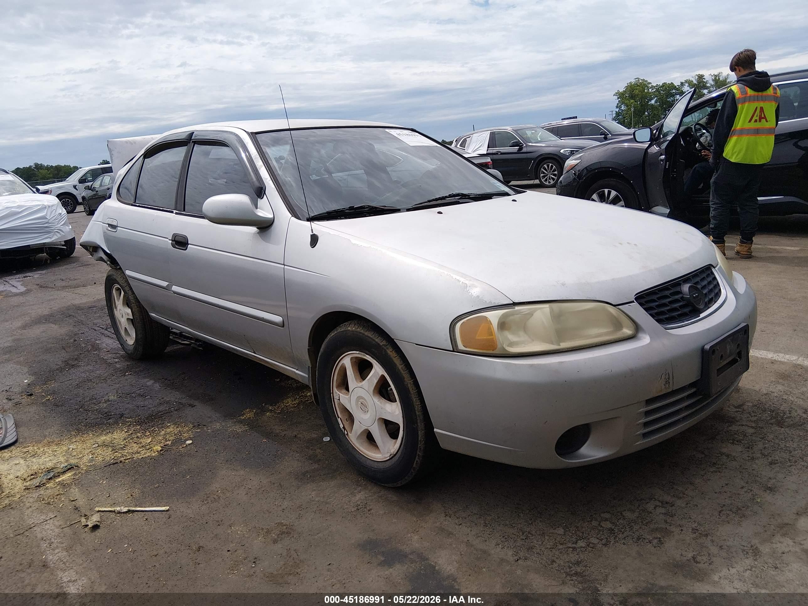 2003 Nissan Sentra XE, VIN 3N1CB51D23L708508 — Rear end