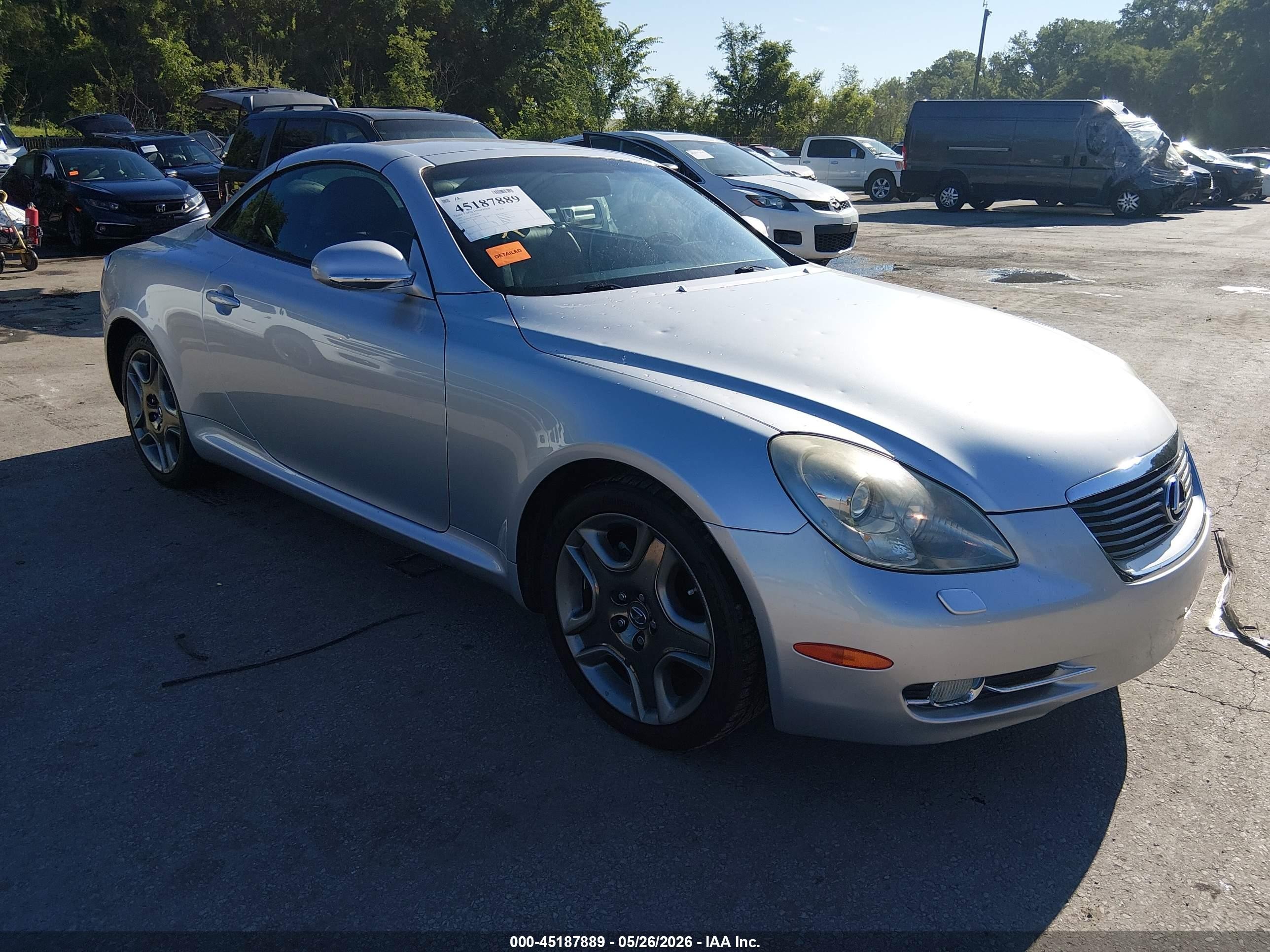 2006 Lexus SC 430, VIN JTHFN48Y969001888 — Hail