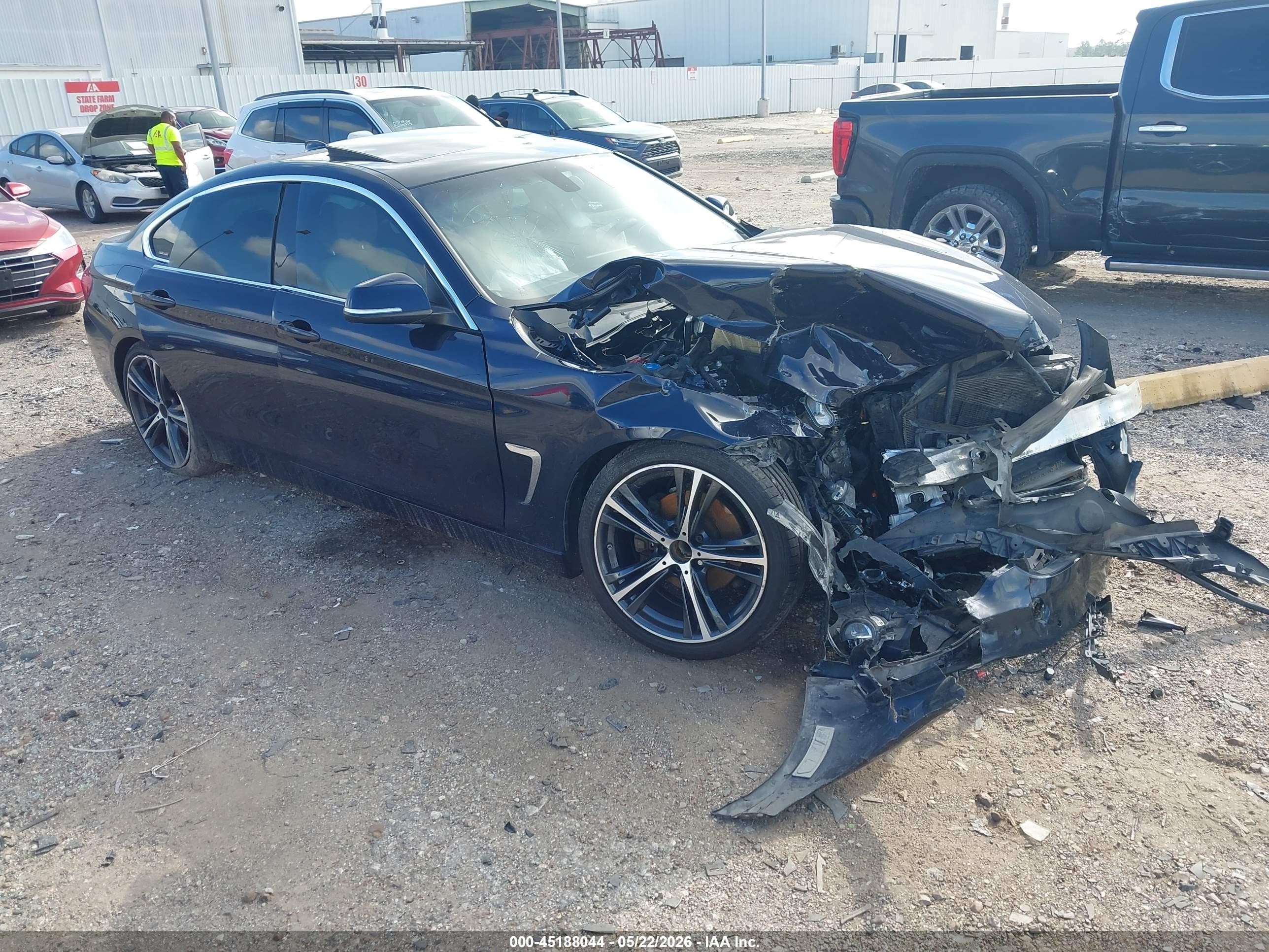 2018 BMW 4 Series 430i, VIN WBA4J1C58JBG76360 — Front end