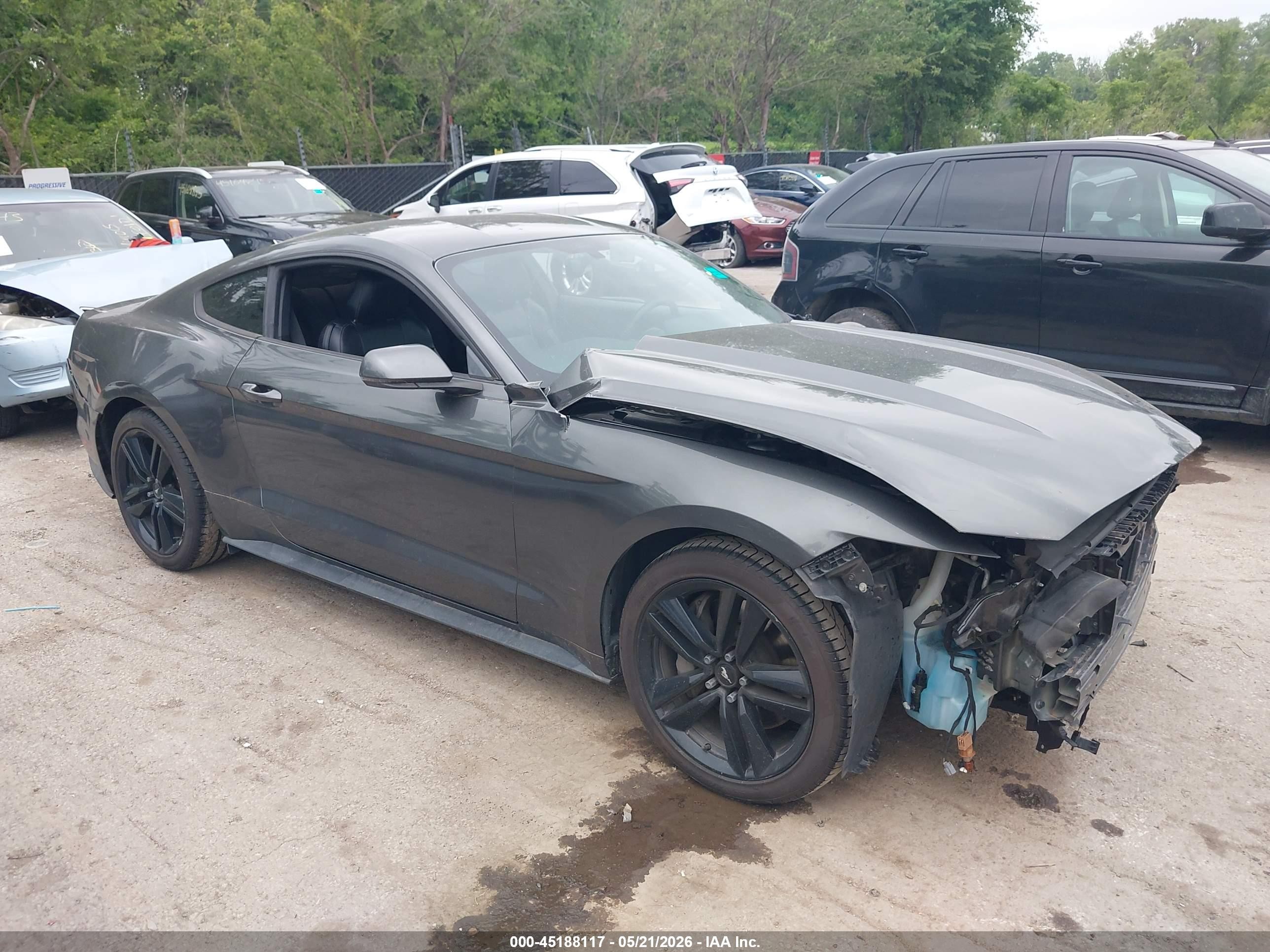 2016 Ford Mustang EcoBoost Premium, VIN 1FA6P8TH8G5221385 — Front end