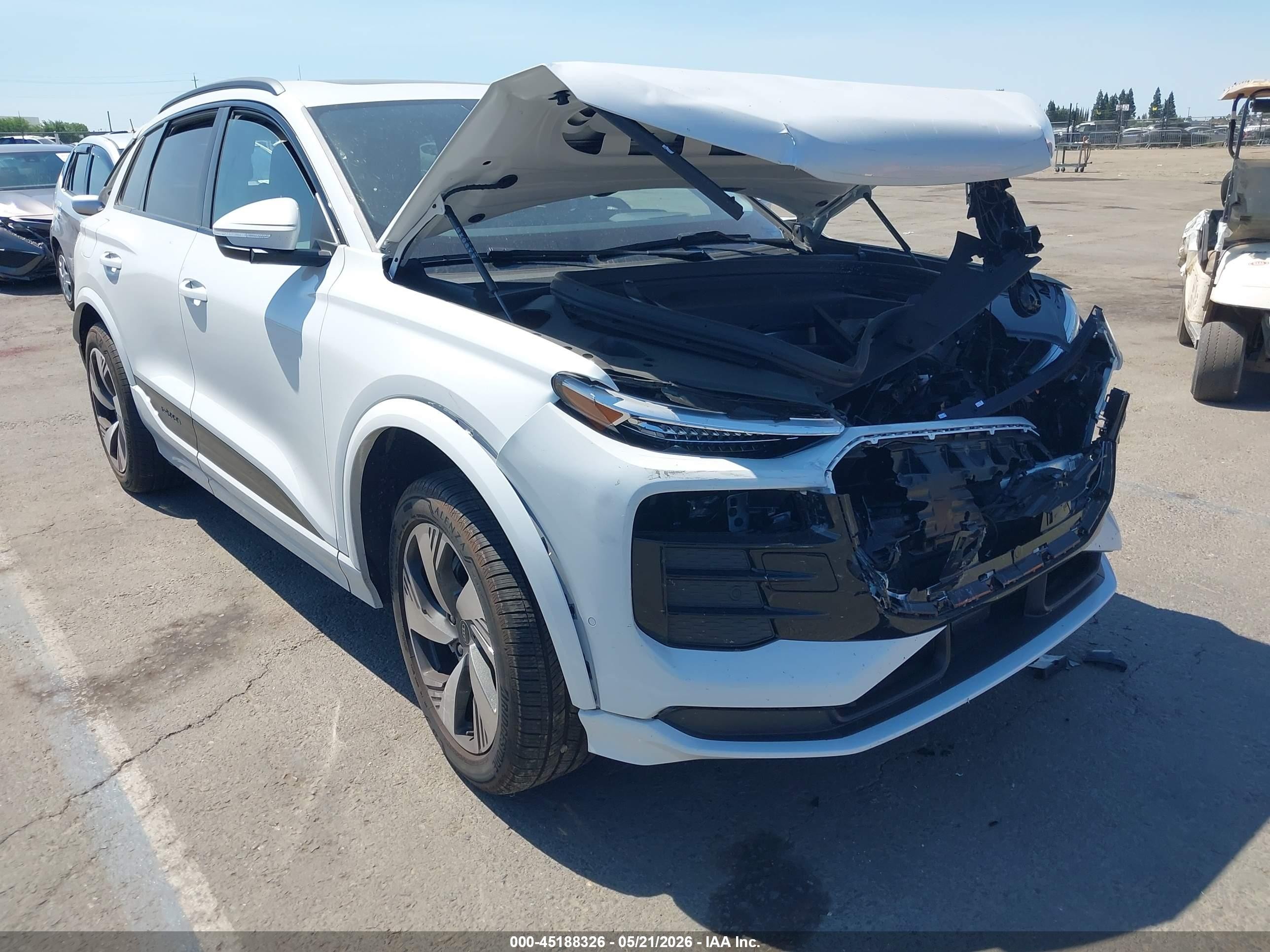 2025 Audi Q6 e-tron Premium Plus, VIN WA124BGFXSA049426 — Rear end