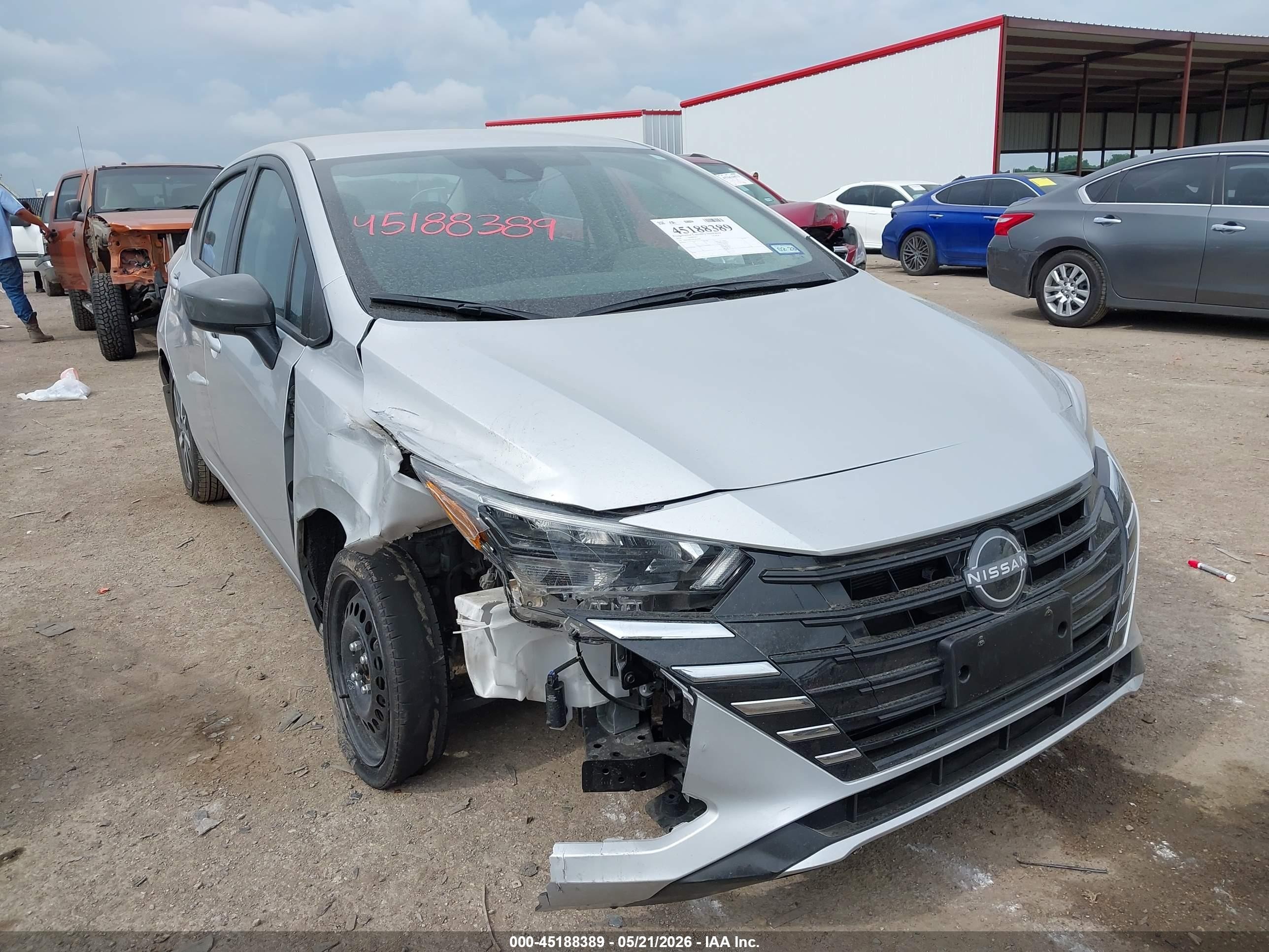 2025 Nissan Versa SV, VIN 3N1CN8EV8SL871528 — Front end