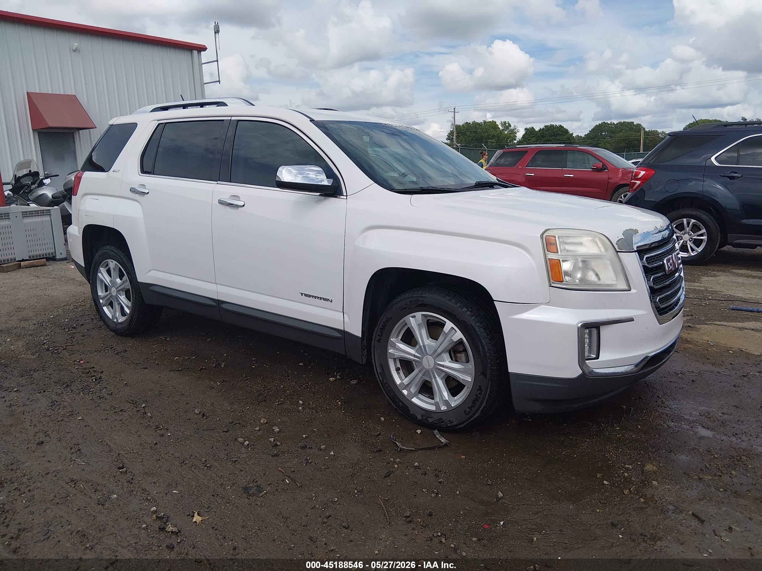 2016 GMC Terrain SLT, VIN 2GKFLPE38G6304082 — Hail