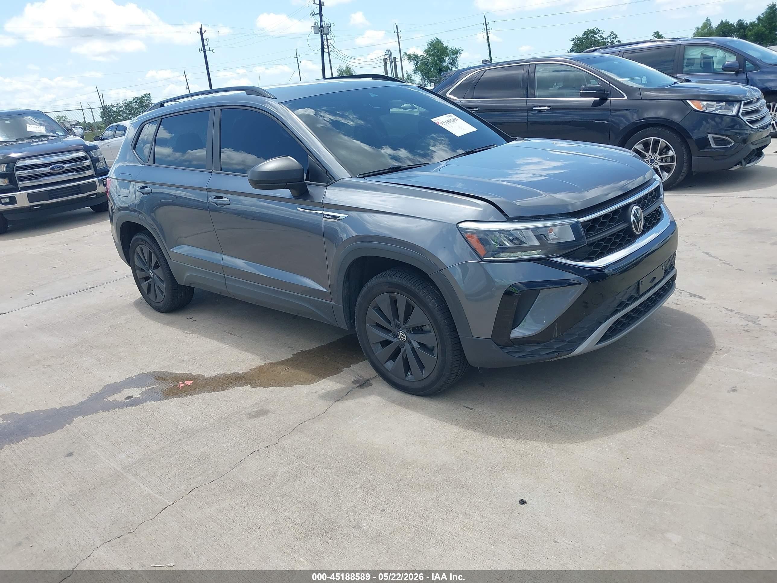 2022 Volkswagen Taos S, VIN 3VVDX7B24NM009018 — Hail
