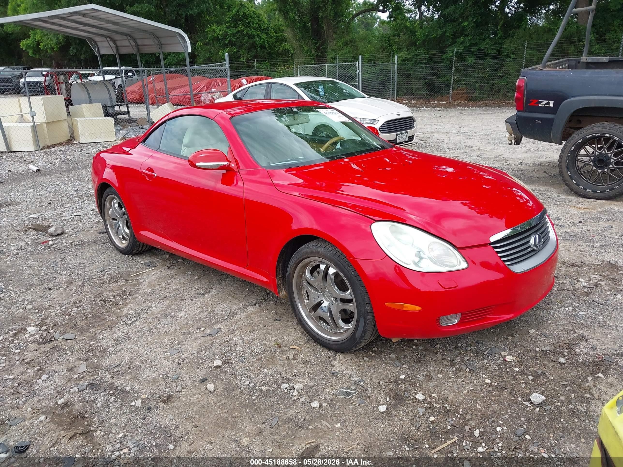 2003 Lexus SC 430, VIN JTHFN48Y630041507 — Rear end