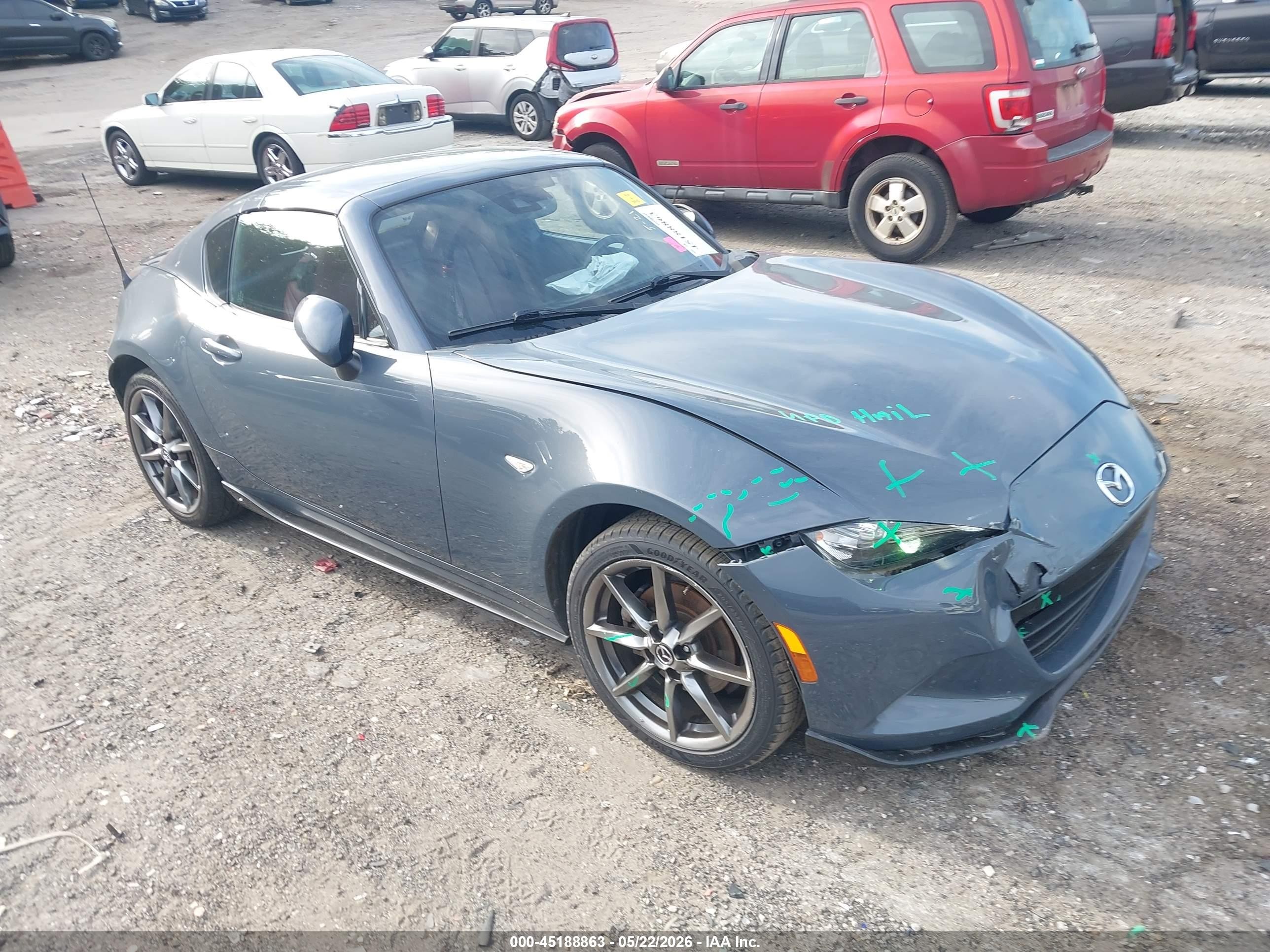 2020 Mazda MX-5 Miata Grand Touring, VIN JM1NDAM75L0416945 — Front end