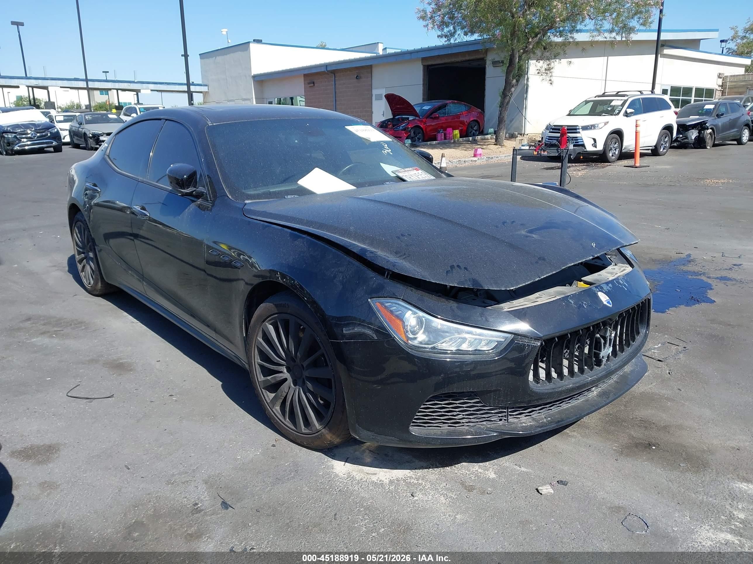 2016 Maserati Ghibli, VIN ZAM57XSA0G1176370 — Side