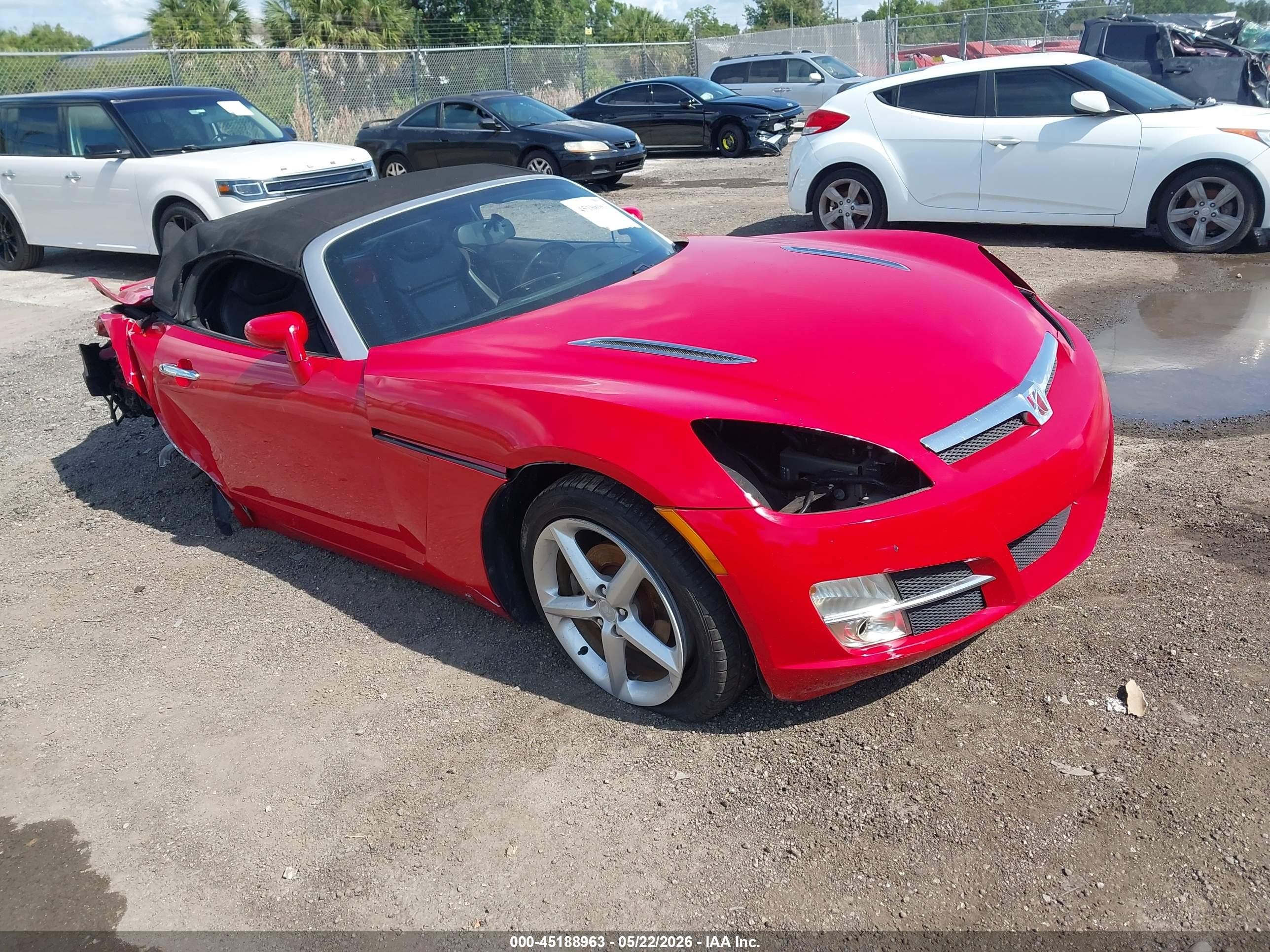 2007 Saturn Sky, VIN 1G8MB35B87Y104569 — Rear end