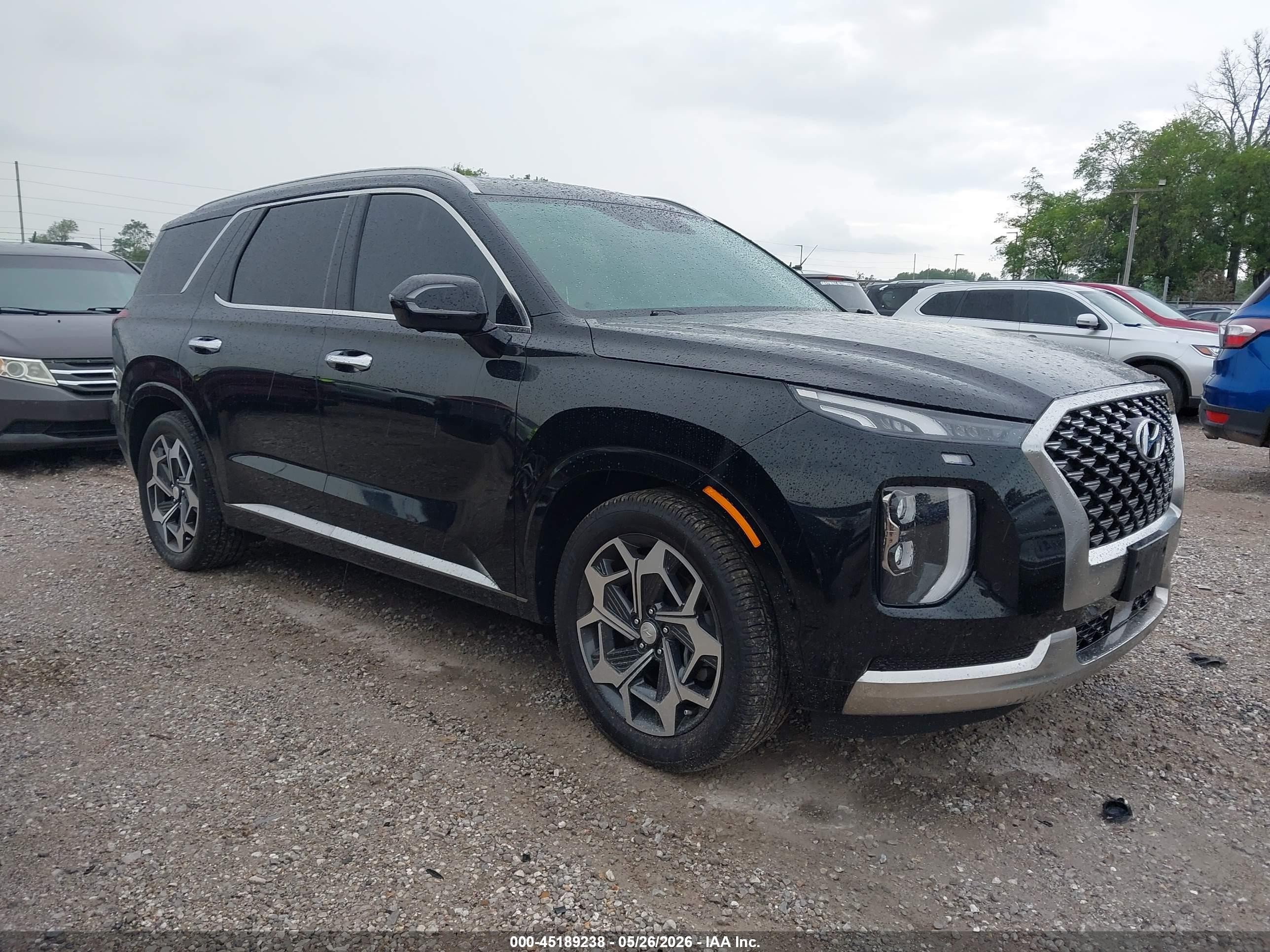 2022 Hyundai Palisade Calligraphy, VIN KM8R7DHE9NU368232 — Hail