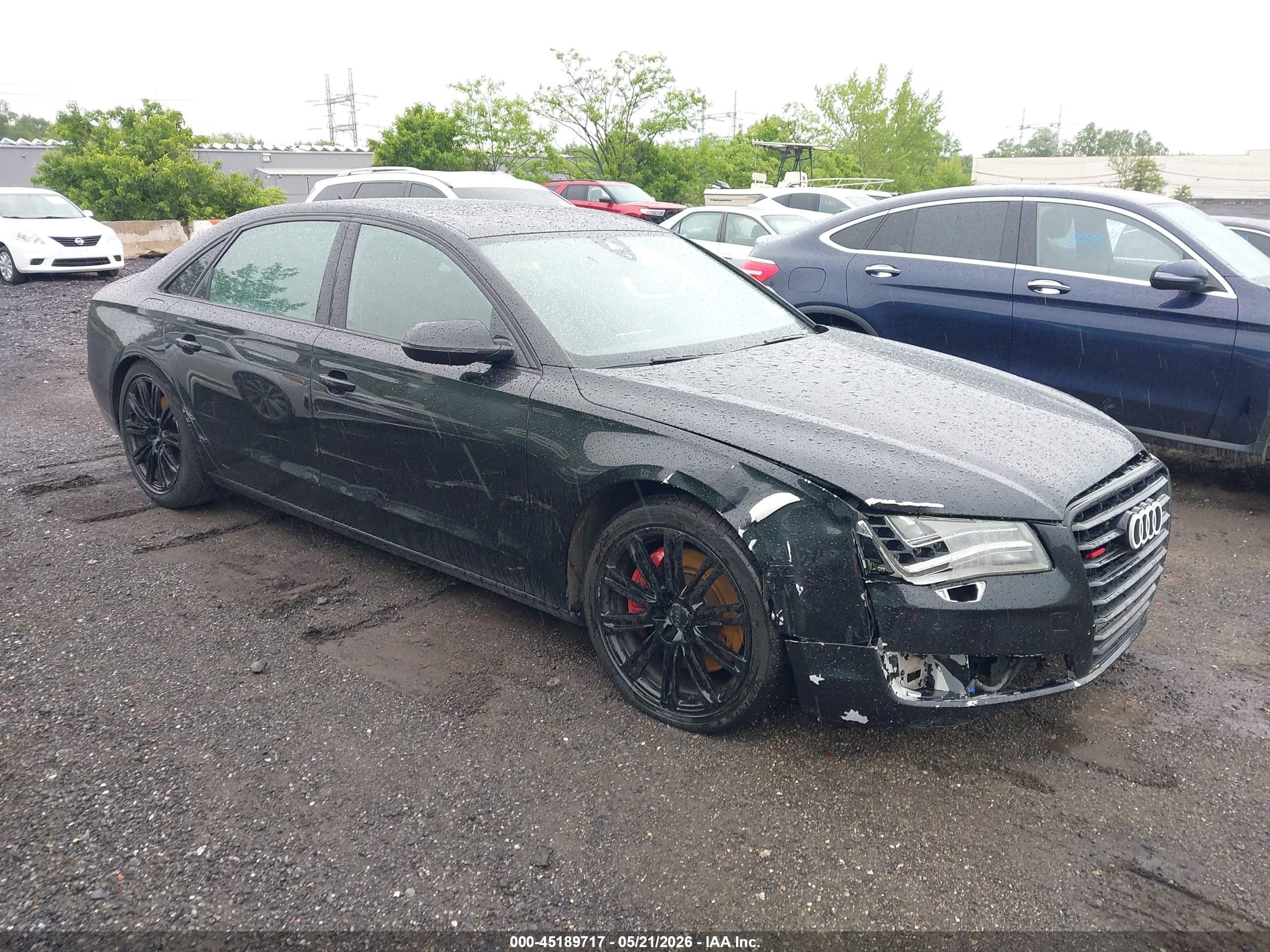 2013 Audi A8 4.0L, VIN WAUR2AFD1DN028574 — Обычный износ