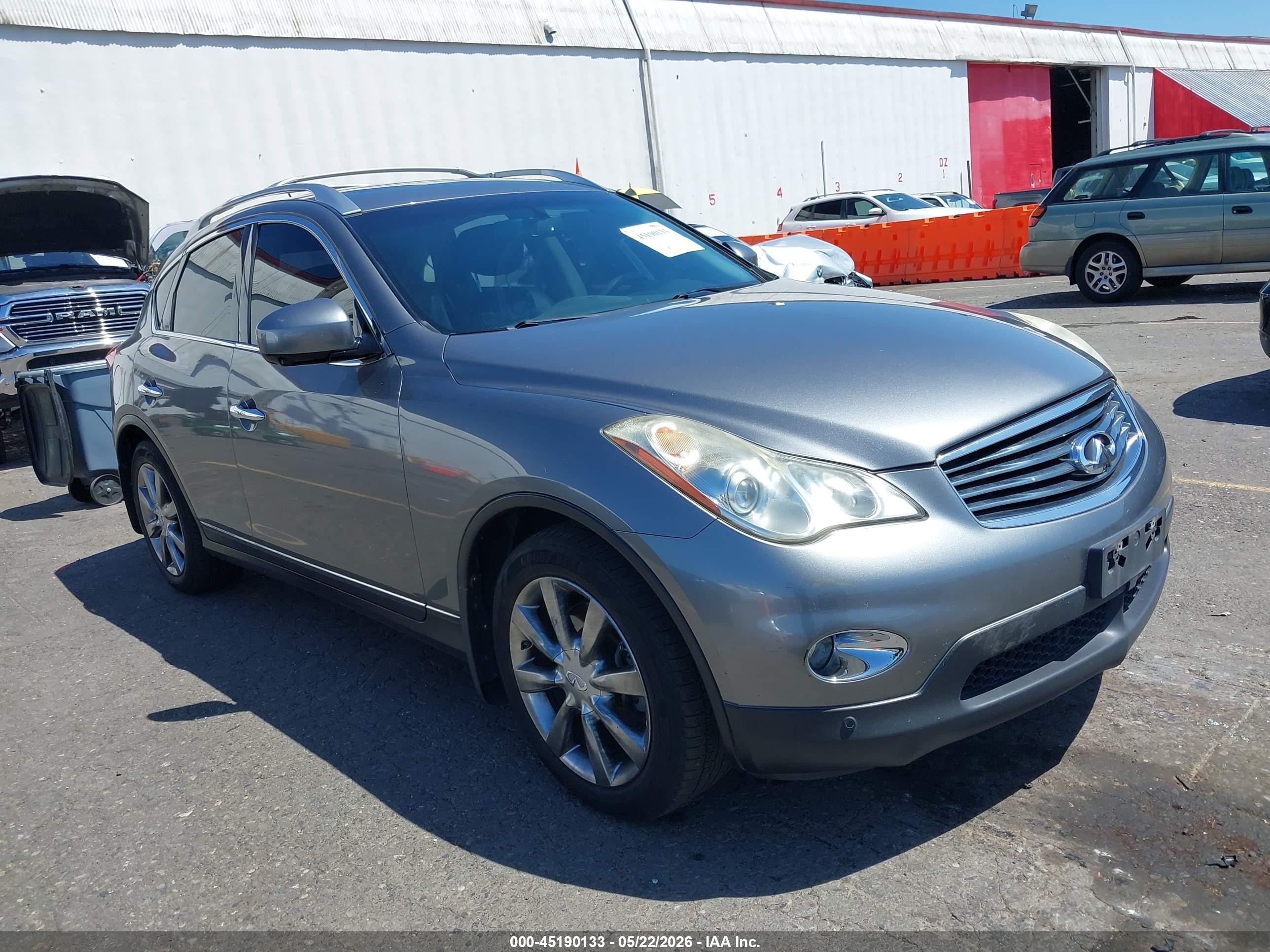 2011 Infiniti EX Journey, VIN JN1AJ0HR0BM854053 — Rear end