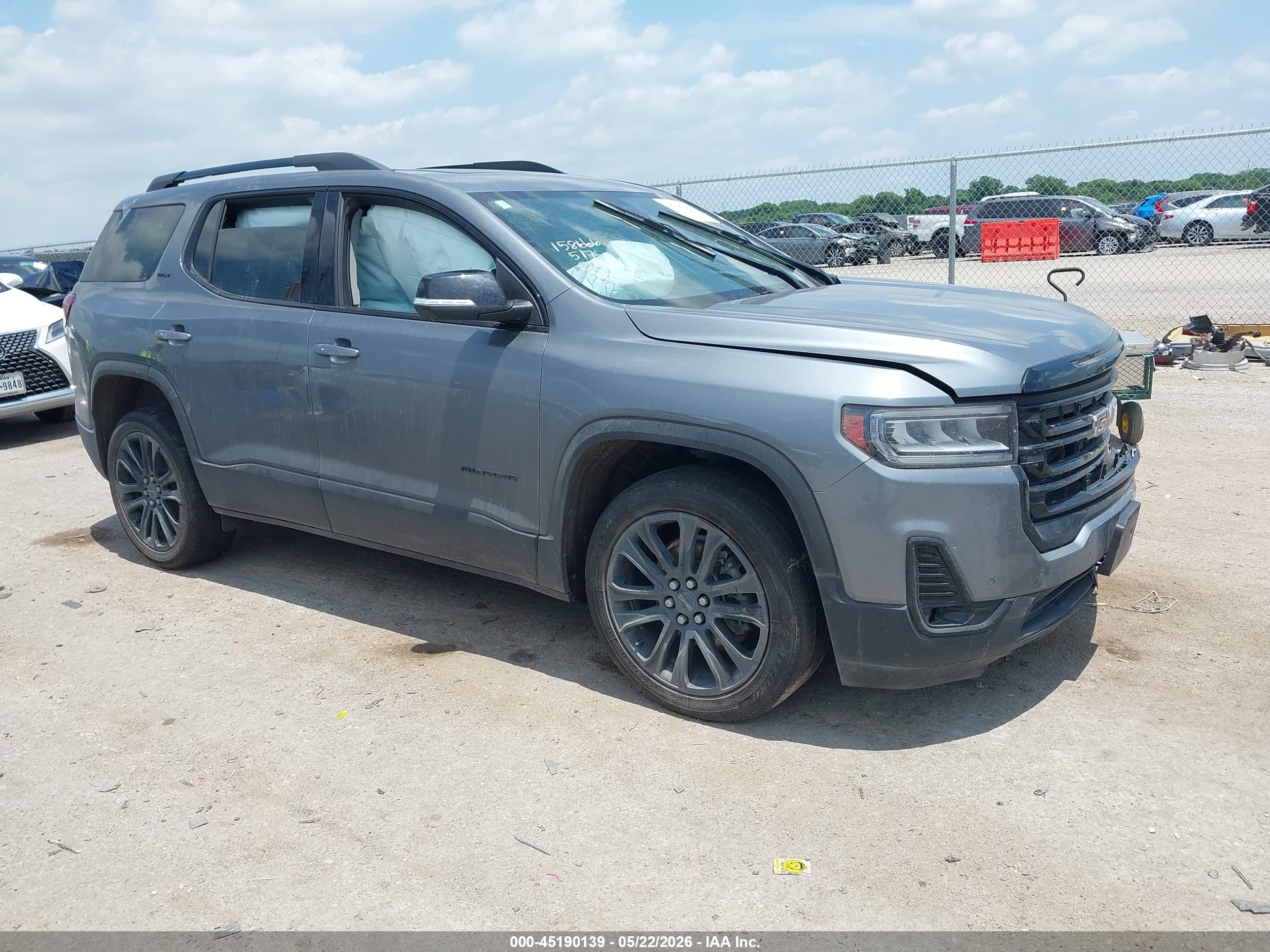 2022 GMC Acadia SLT, VIN 1GKKNML43NZ149543 — Front end