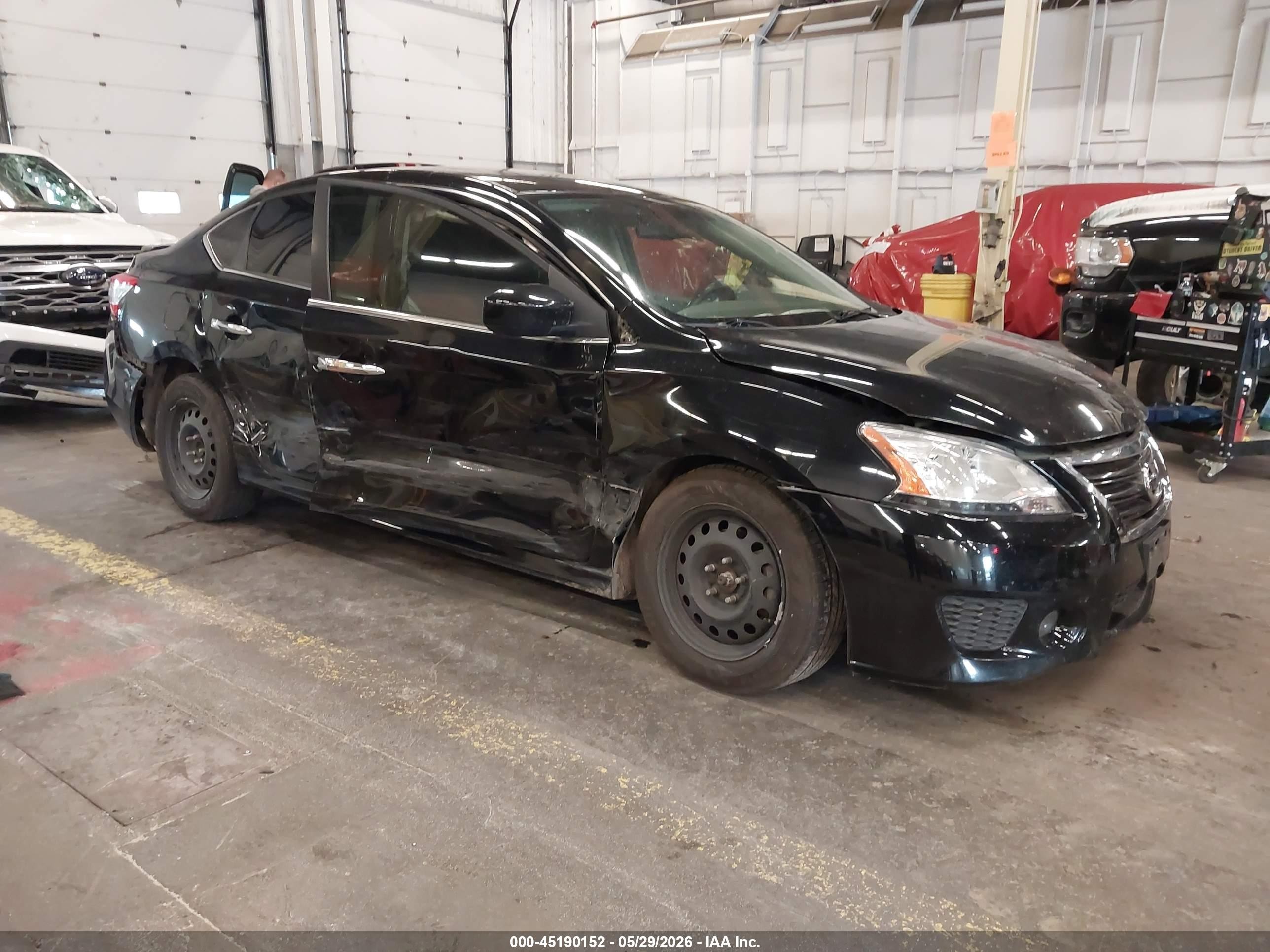 2013 Nissan Sentra SV, VIN 3N1AB7AP2DL770411 — Side