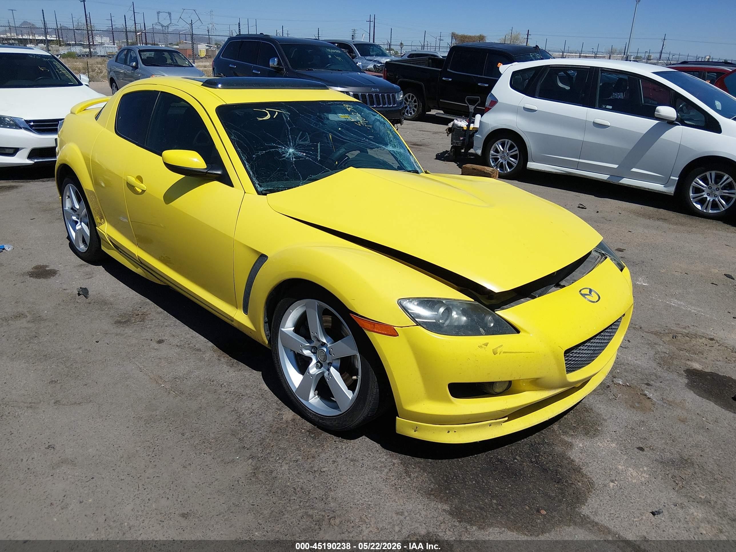 2004 Mazda RX-8, VIN JM1FE17N340128242 — Side