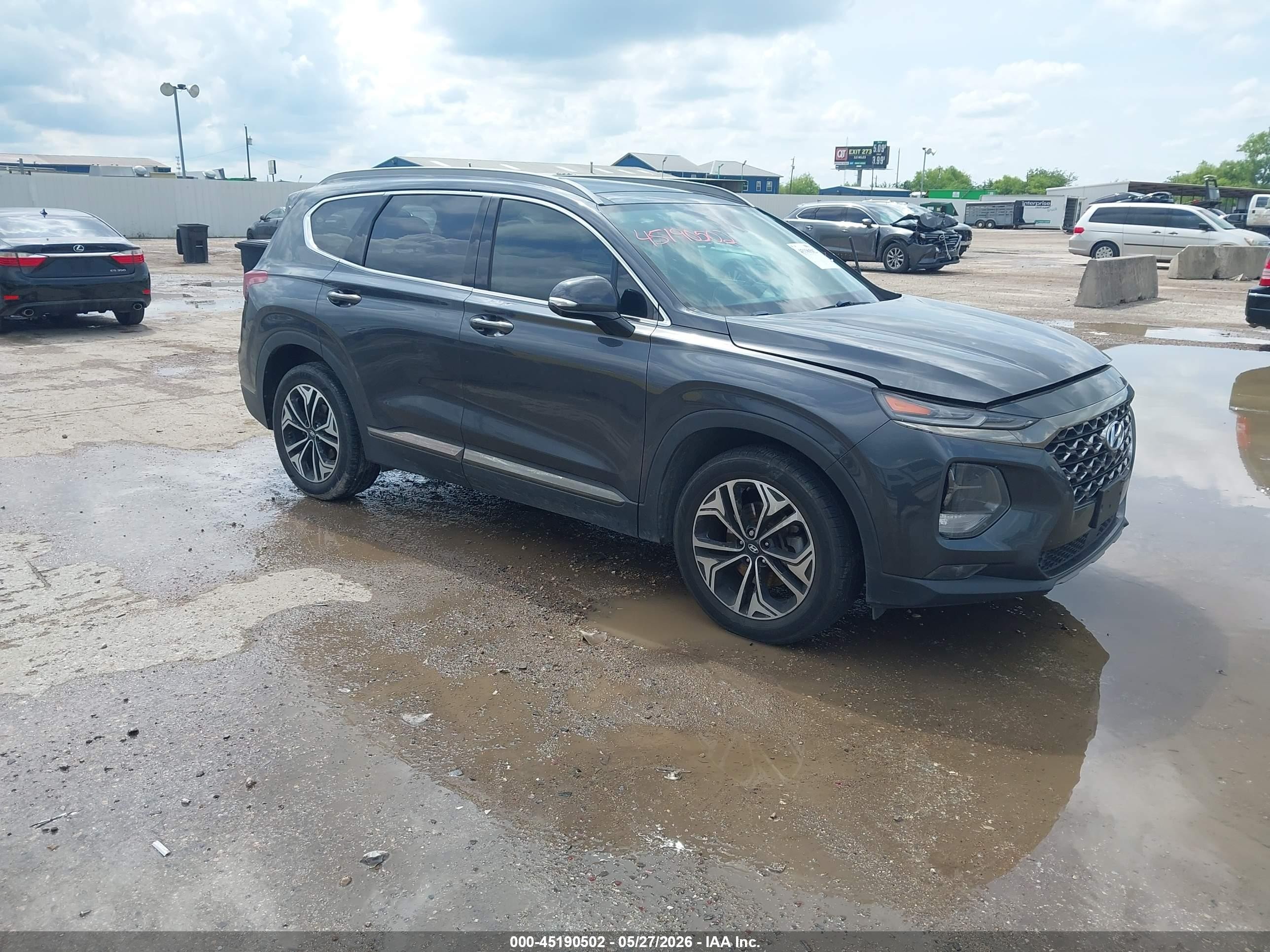 2020 Hyundai Santa Fe Limited, VIN 5NMS53AA3LH214732 — Hail