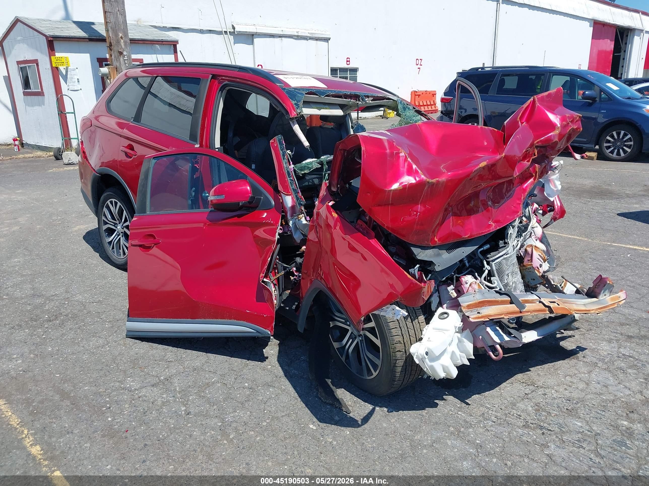 2016 Mitsubishi Outlander SE, VIN JA4AZ3A32GZ038933 — Biohazard / chemical