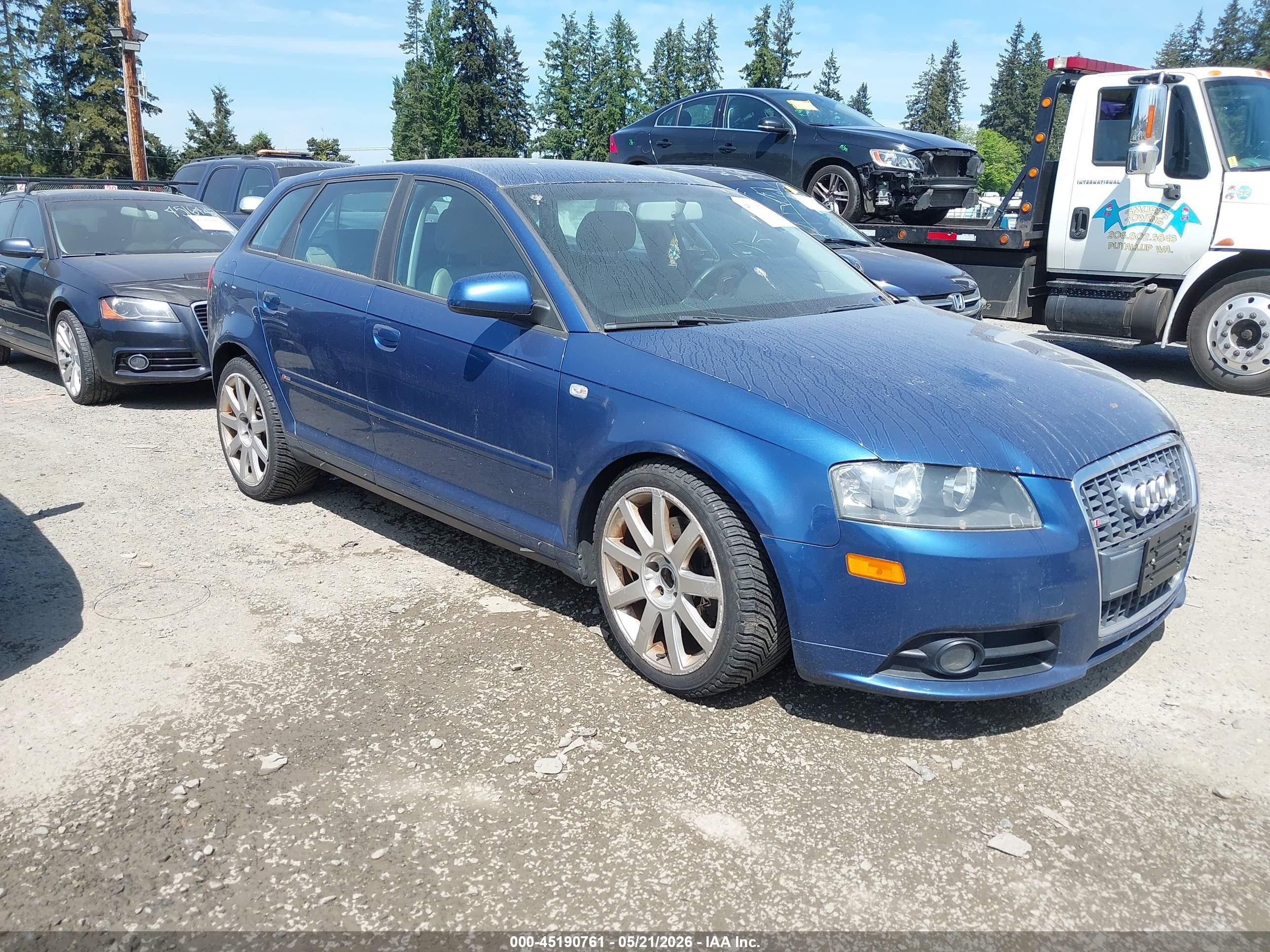2007 Audi A3, VIN WAUHF78P67A141331 — Обычный износ