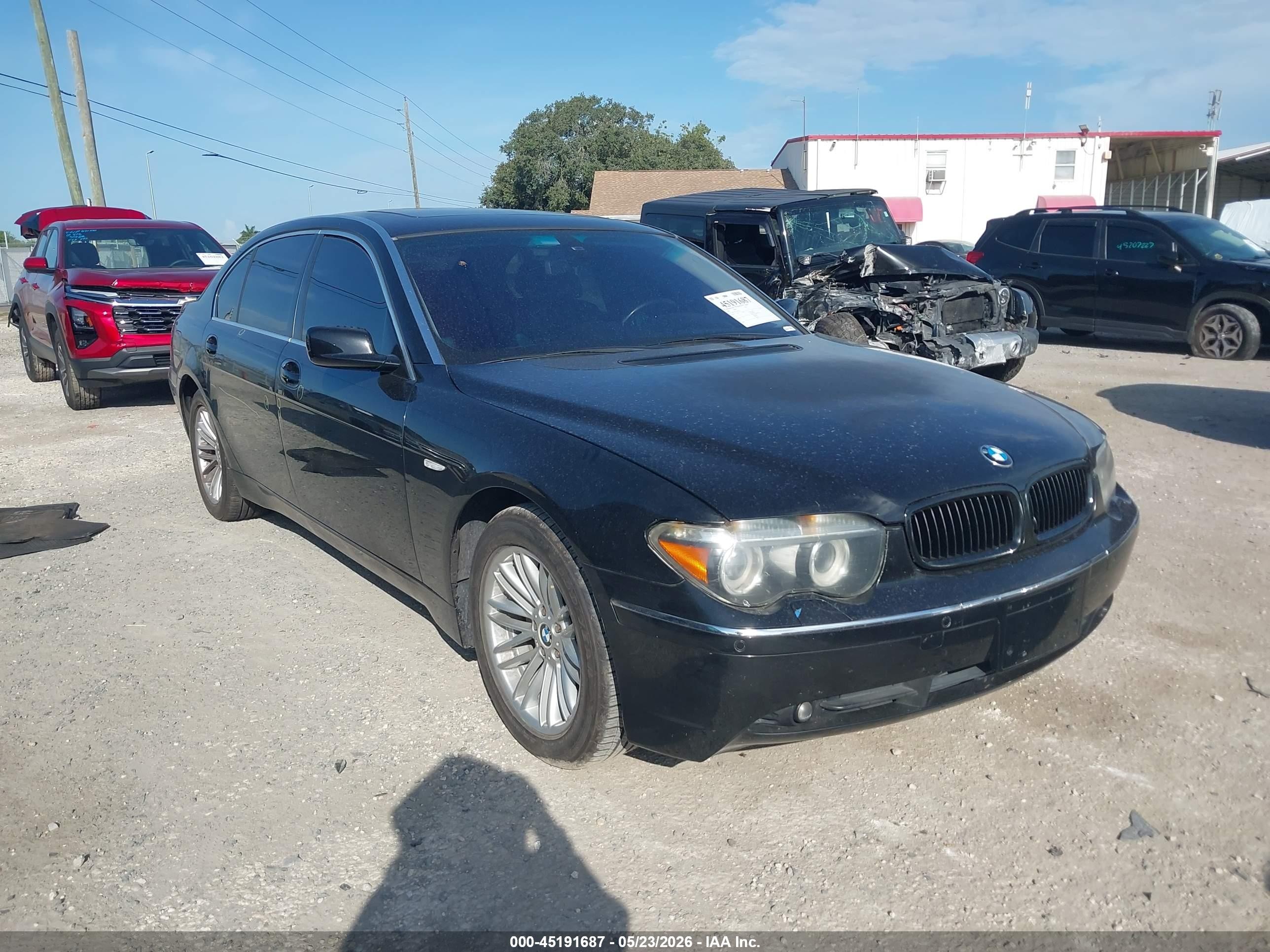 2005 BMW 7 Series 745Li, VIN WBAGN63515DS56218 — Not stated