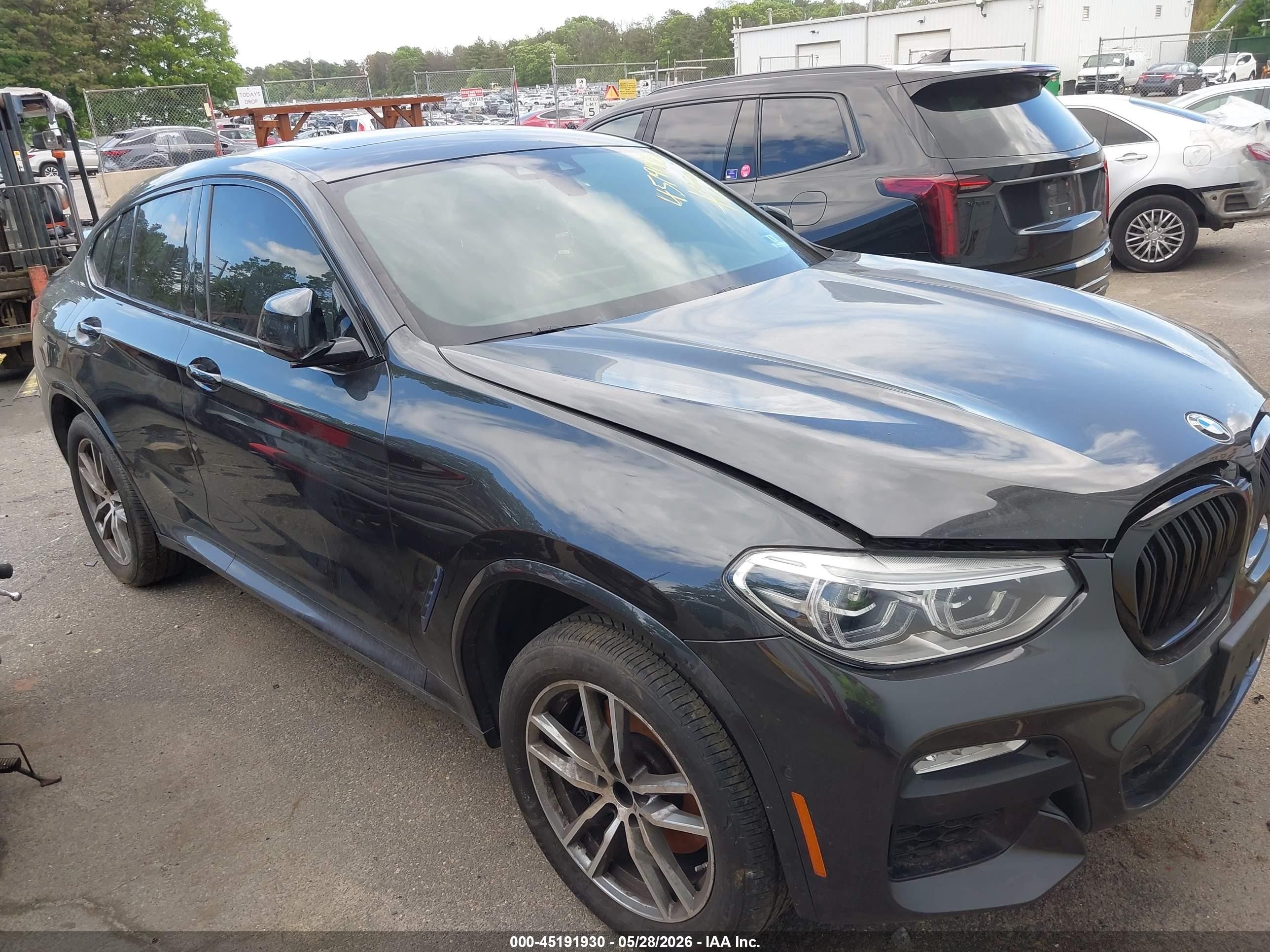 2019 BMW X4 xDrive30i, VIN 5UXUJ3C56KLA58494 — Stripped