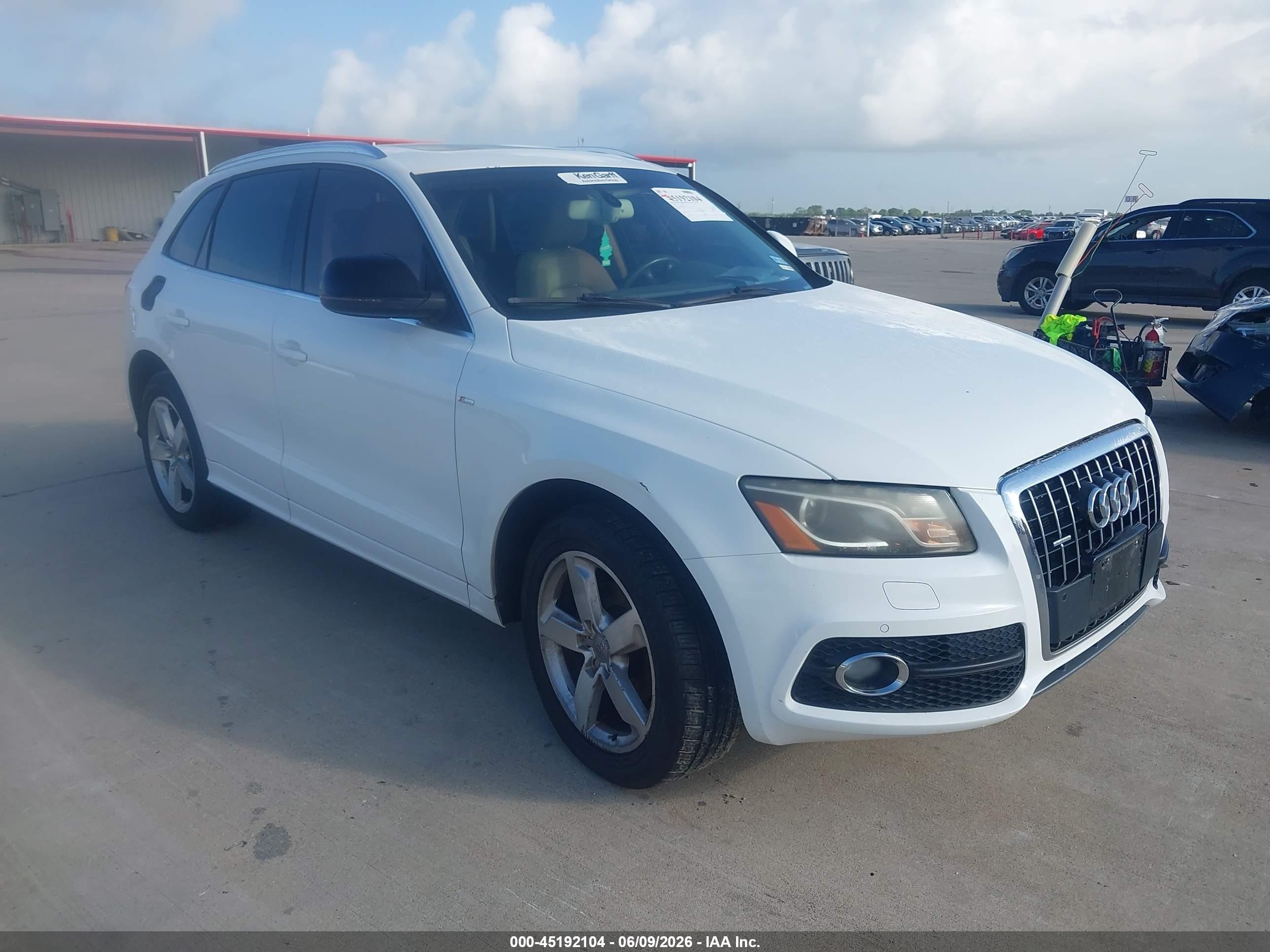 2012 Audi Q5 Premium Plus, VIN WA1DKAFP5CA123307 — Repossession