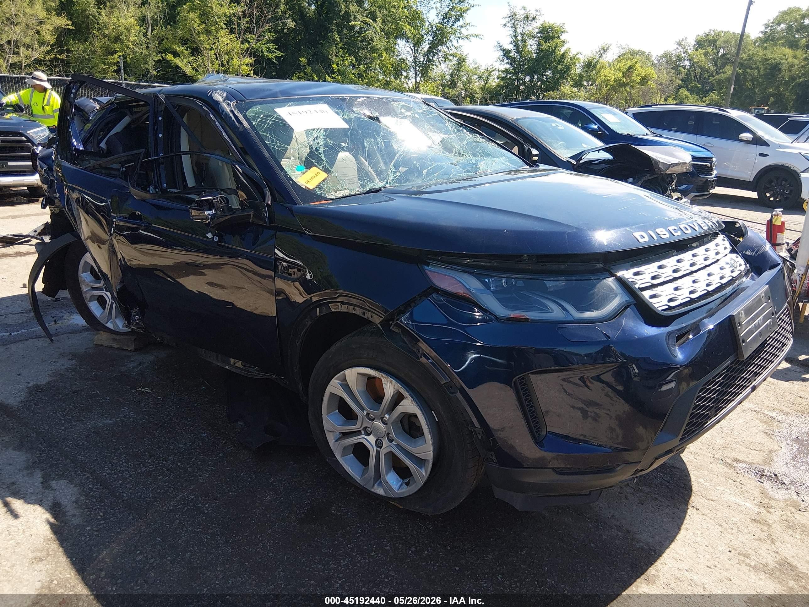2020 Land Rover Discovery Sport S, VIN SALCJ2FX9LH834759 — Rollover