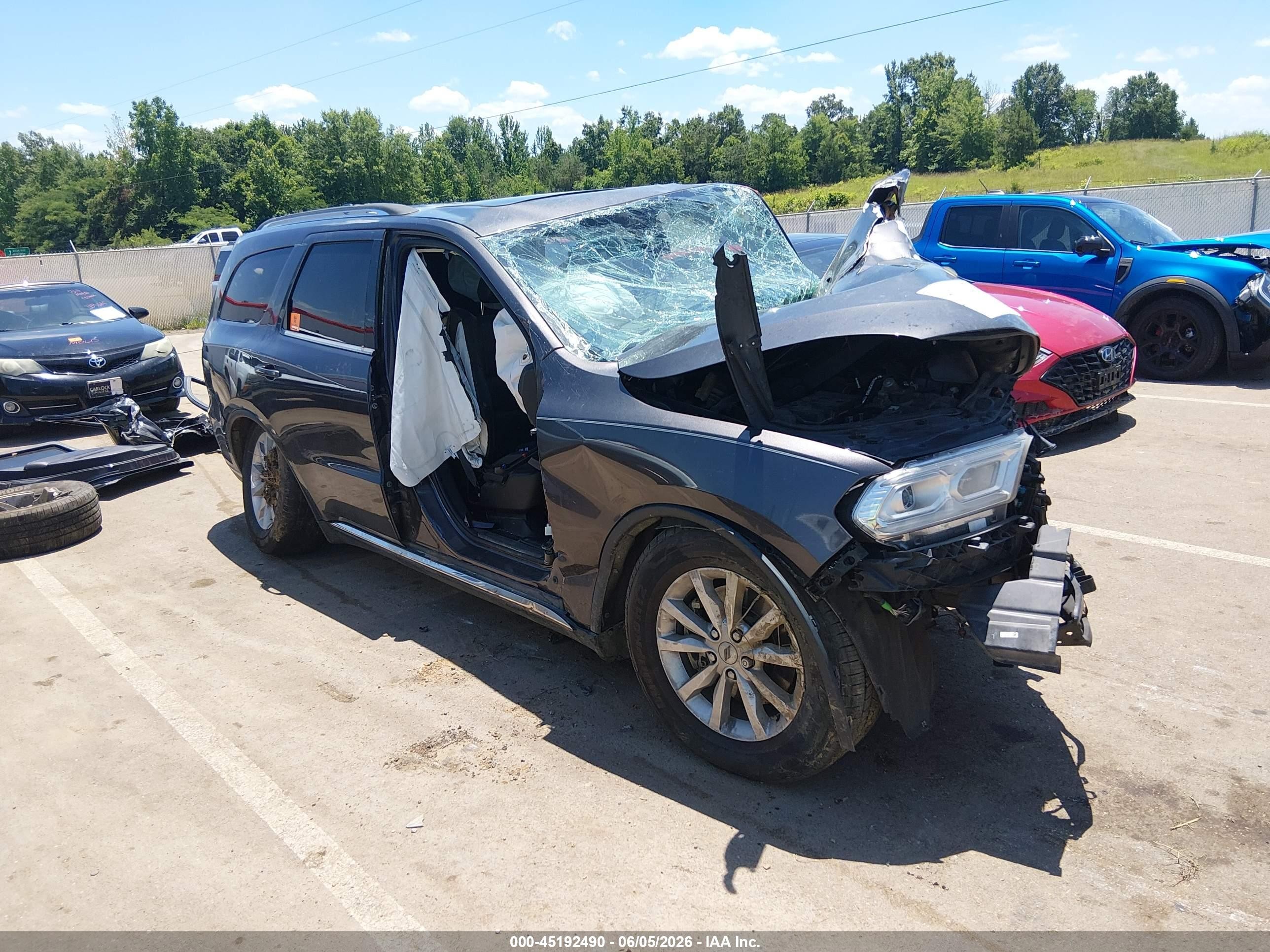 2021 Dodge Durango SXT Plus, VIN 1C4RDHAG0MC791883 — Biohazard / chemical