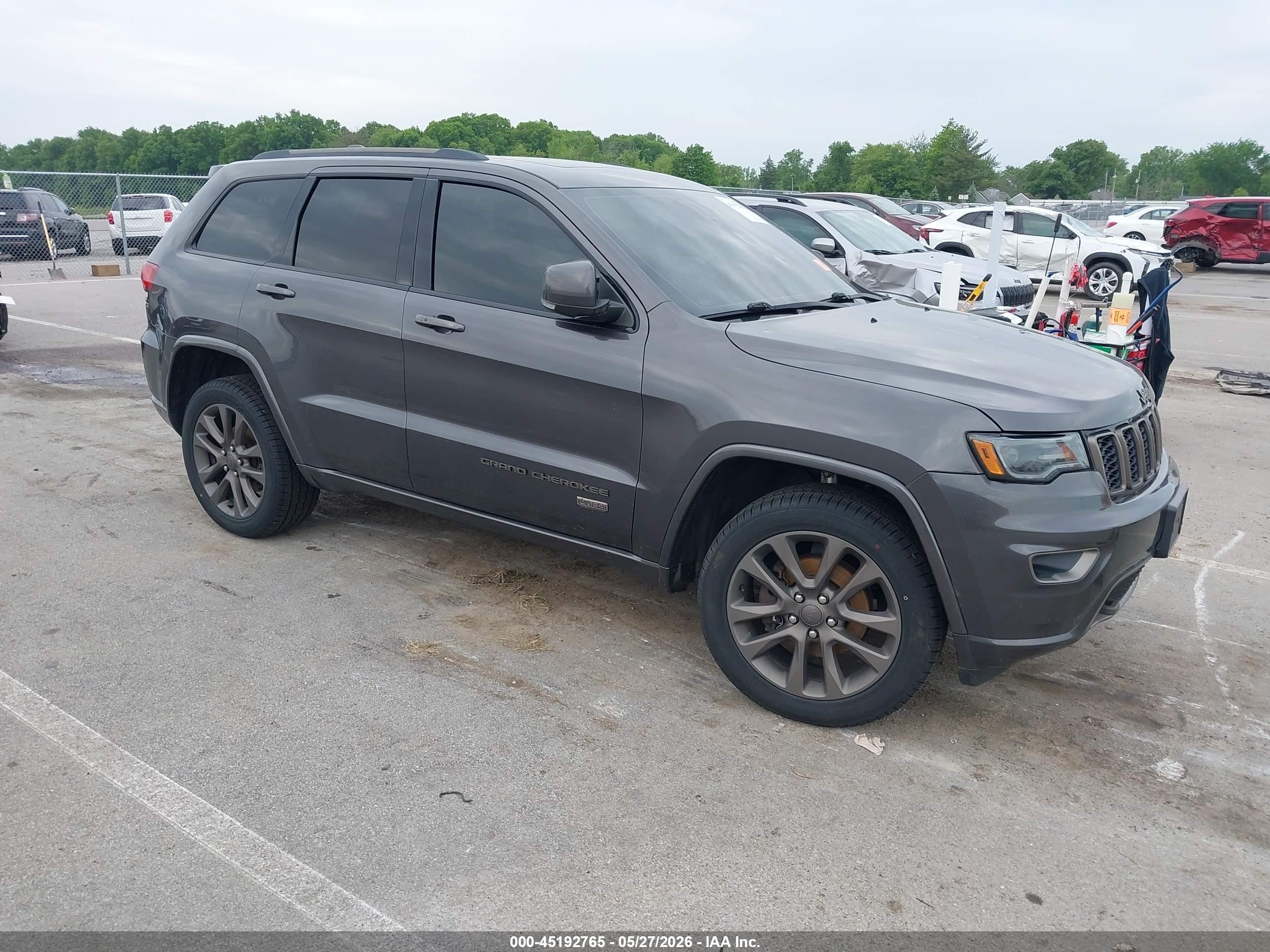2016 Jeep Grand Cherokee Limited, VIN 1C4RJFBGXGC471177 — Hail