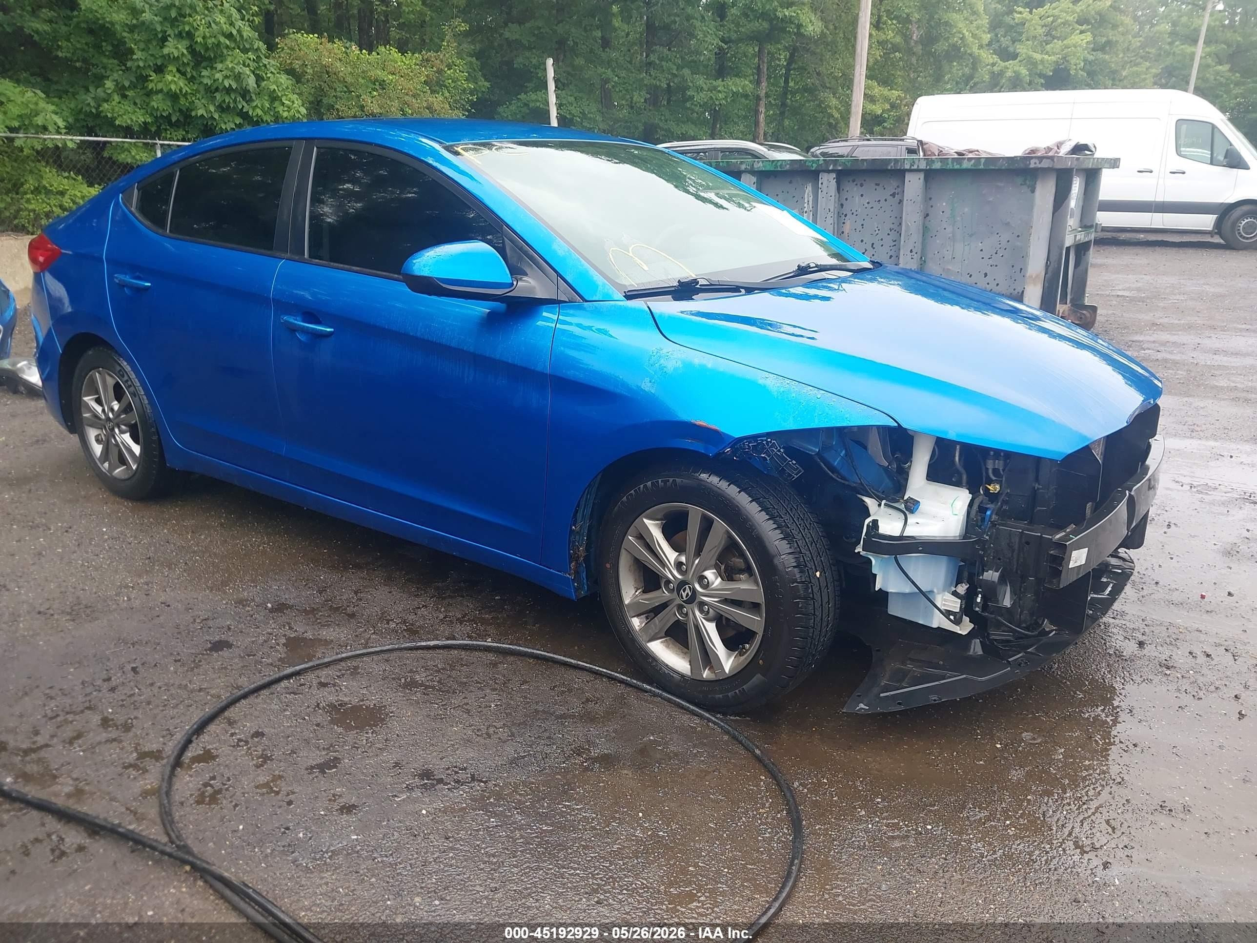 2018 Hyundai Elantra Value Edition, VIN 5NPD84LF6JH253166 — Front end