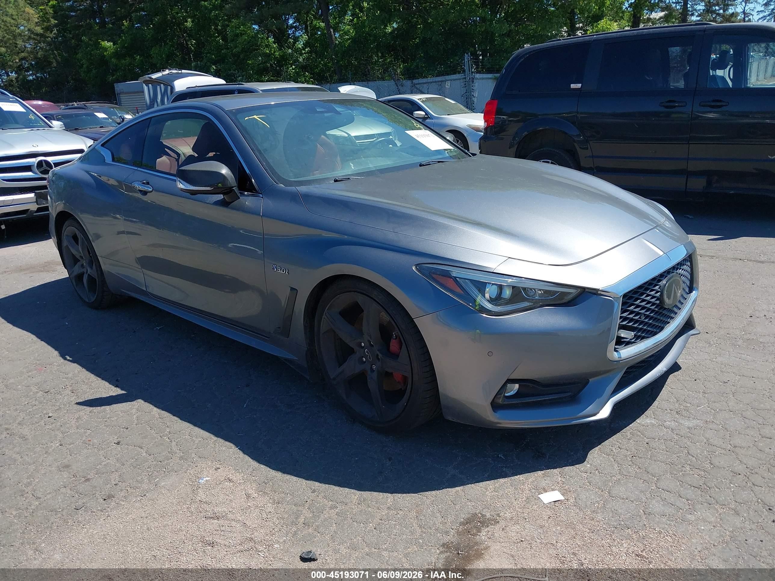 2020 Infiniti Q60 Red Sport 400, VIN JN1FV7EL1LM460131 — После угона