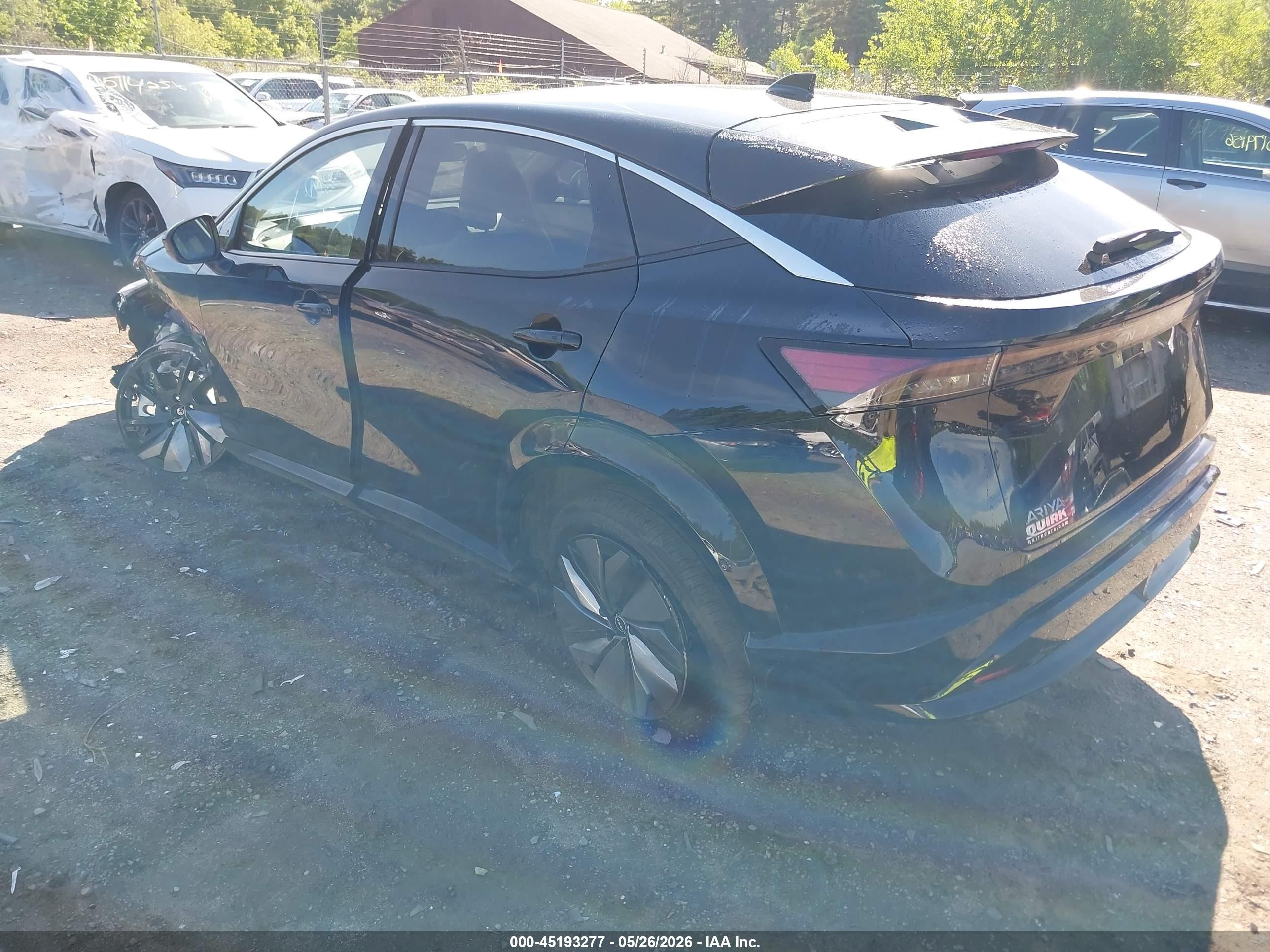 2025 Nissan ARIYA Engage, VIN JN8AF0BE9SM463525 — Front end