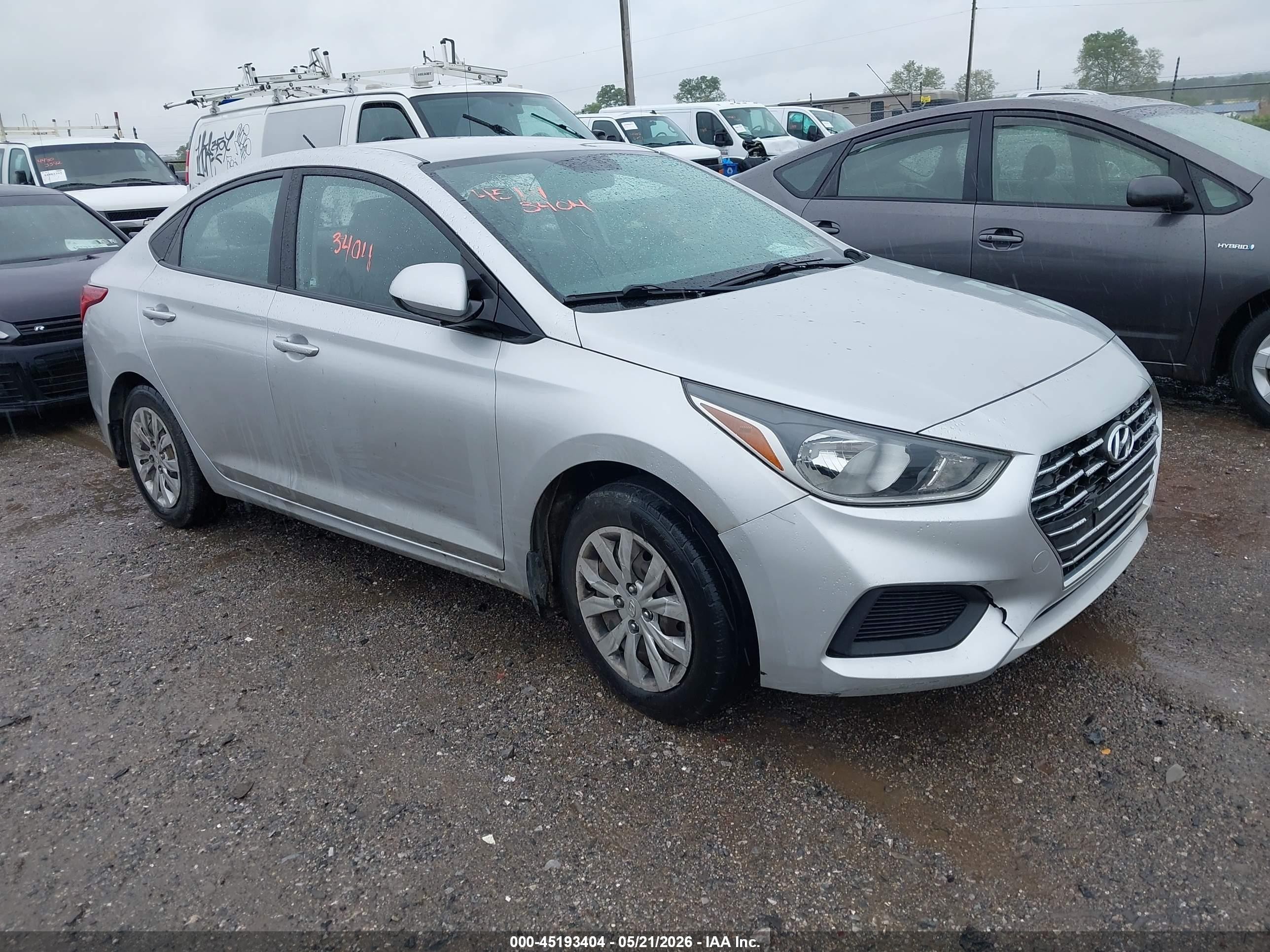 2019 Hyundai Accent SE, VIN 3KPC24A35KE066786 — Обычный износ