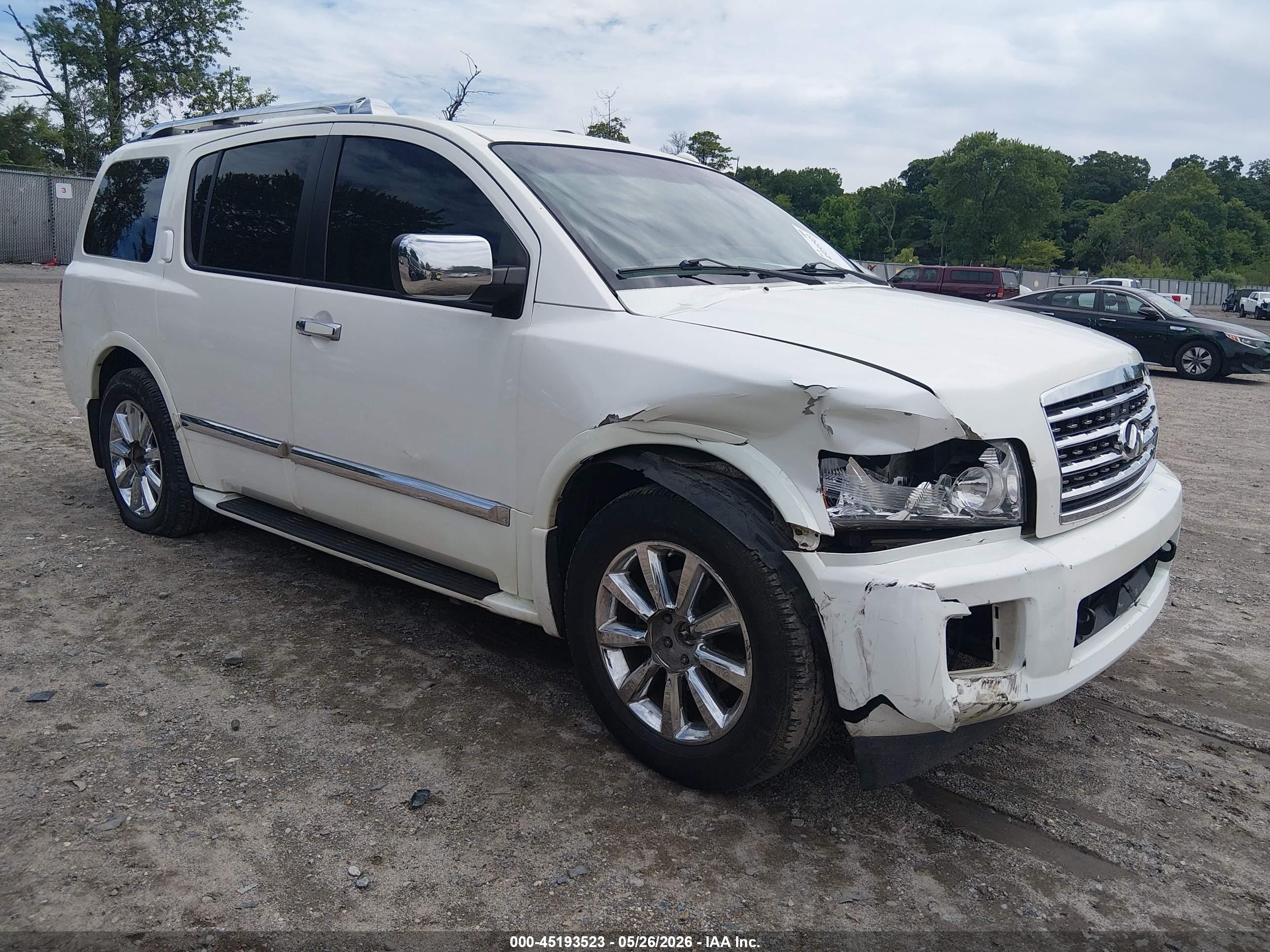 2010 Infiniti QX56, VIN 5N3ZA0NE8AN901052 — Front end