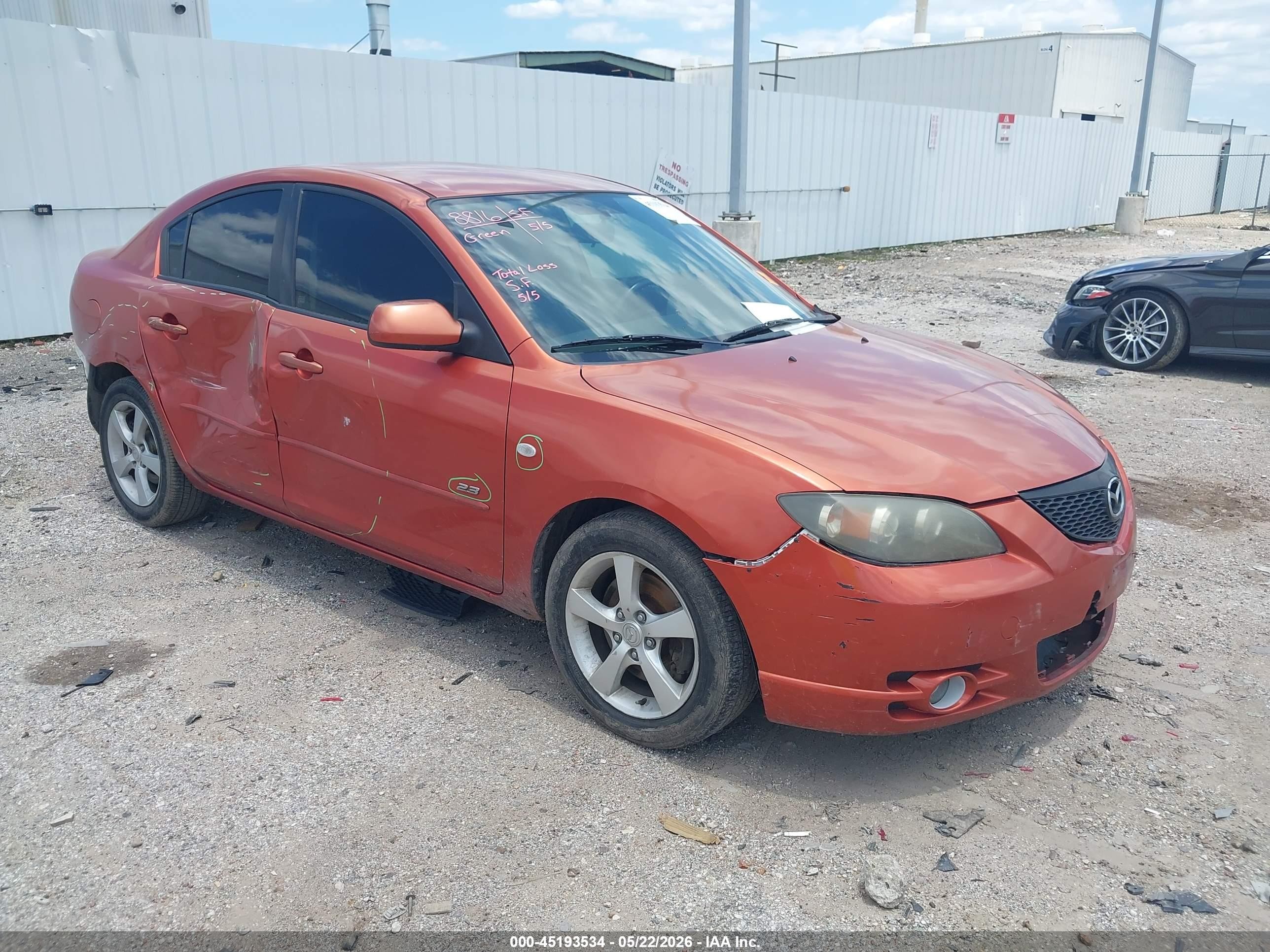 2004 Mazda 3 s, VIN JM1BK323041162948 — Side