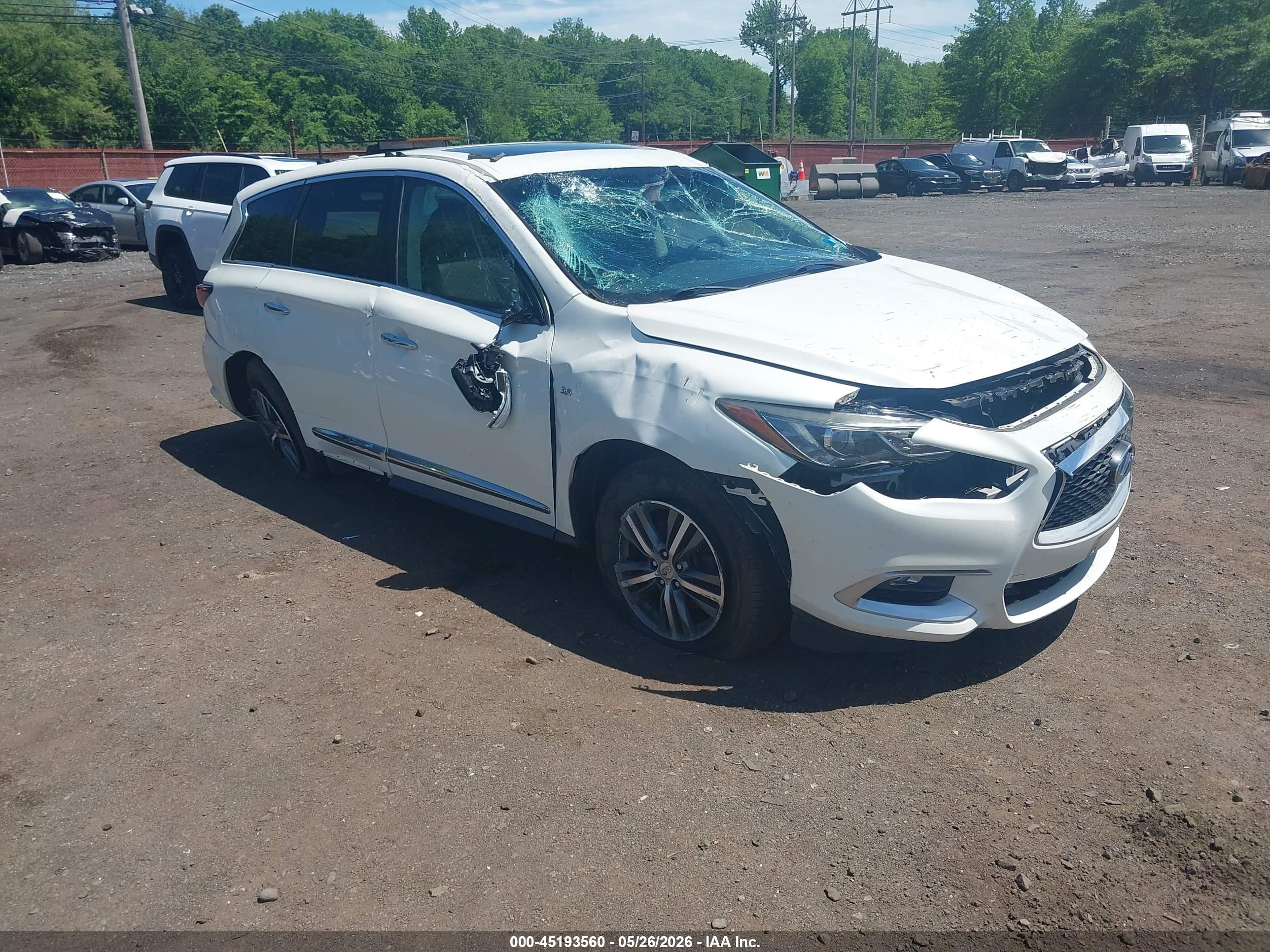 2016 Infiniti QX60, VIN 5N1AL0MM0GC515223 — Опрокидывание