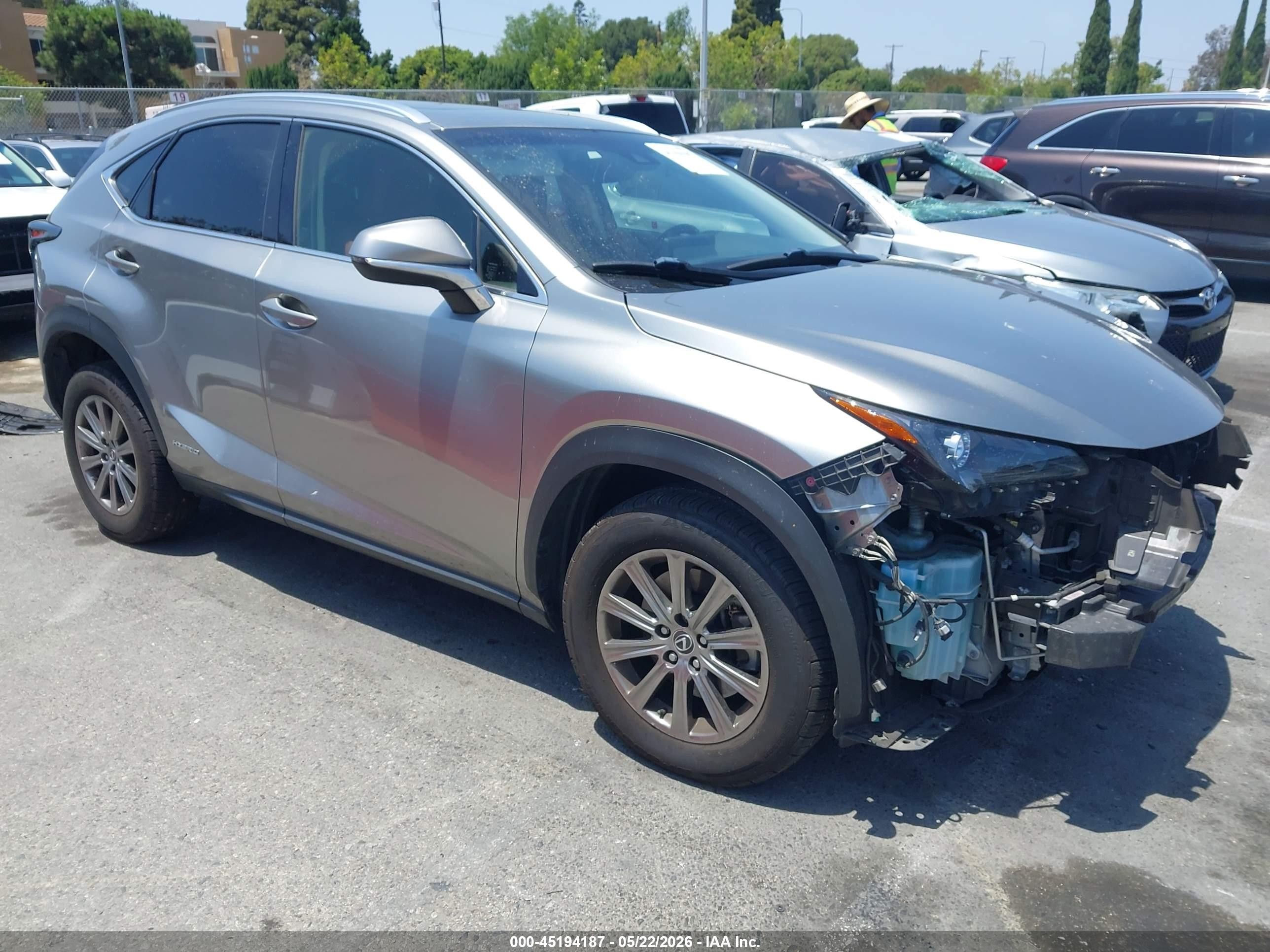 2018 Lexus NX 300h, VIN JTJBJRBZ5J2085314 — Front end