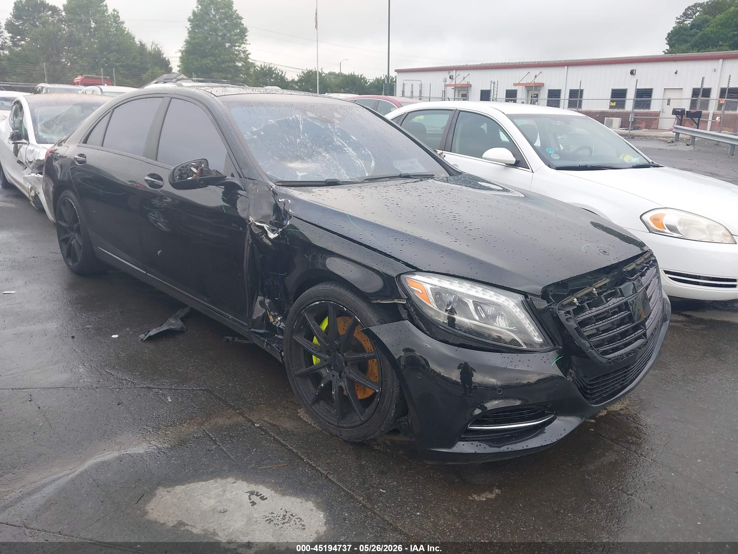 2016 Mercedes-Benz S 550, VIN WDDUG8FB2GA210873 — Auction photo